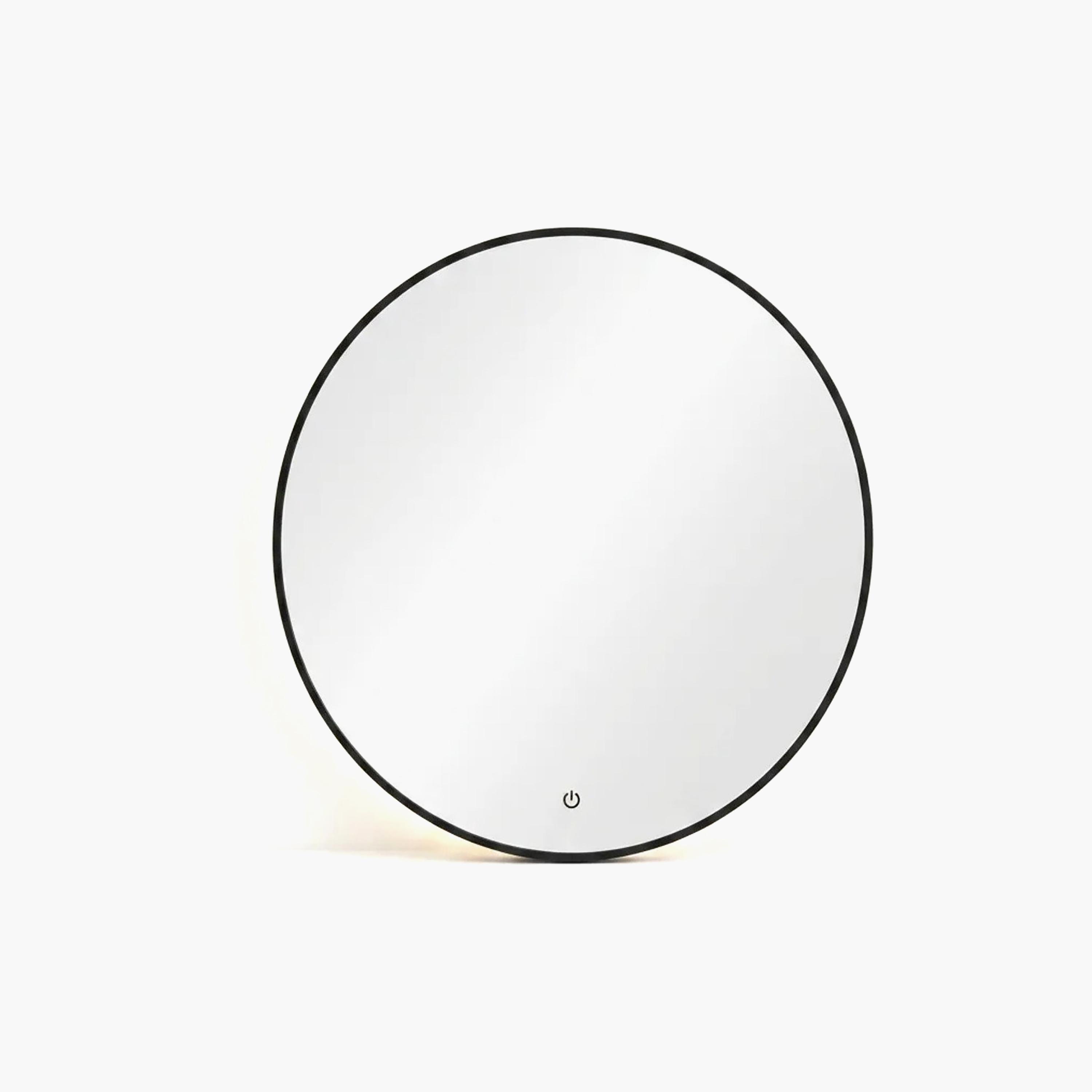 مرآة حائط دائرية زجاجية سوداء من ماريا هومز-household-walldecorandmirrors-mirrors-wallmirrors-image-3