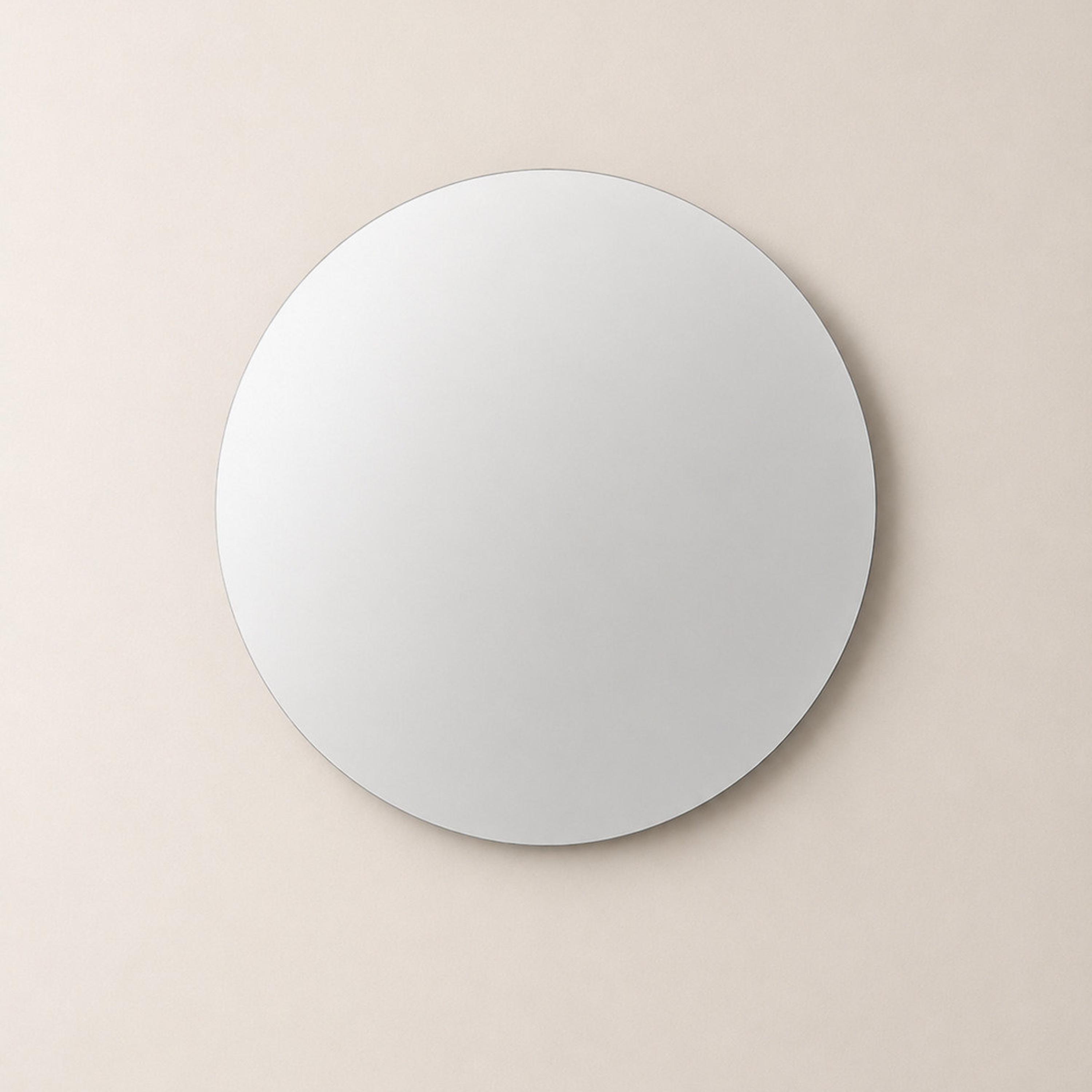 مرآة حائط دائرية زجاجية بيضاء من ماريا هومز-household-walldecorandmirrors-mirrors-wallmirrors-image-5