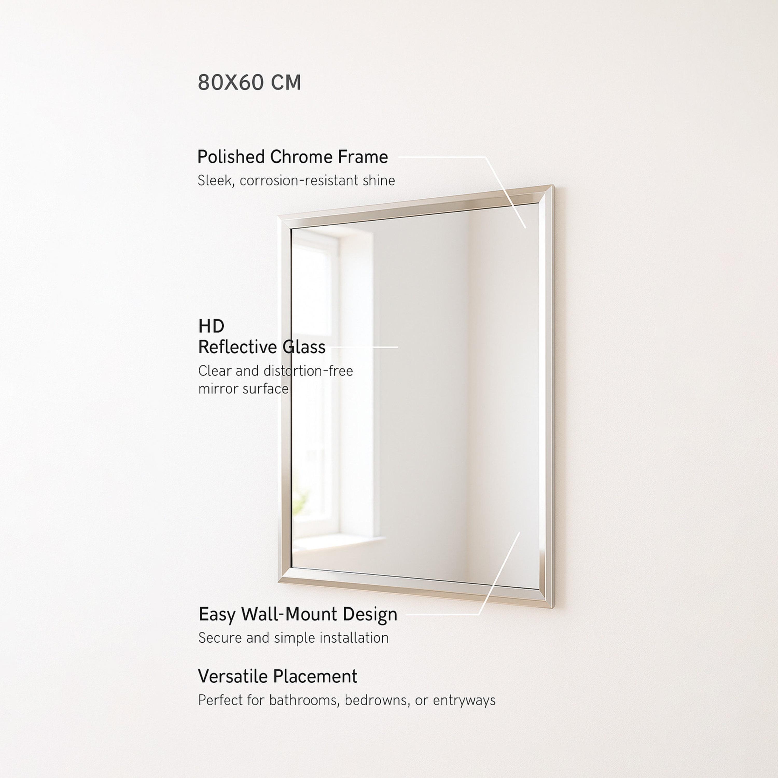 مرآة حائط مربعة من الزجاج الفضي من ماريا هومز-household-walldecorandmirrors-mirrors-wallmirrors-image-3