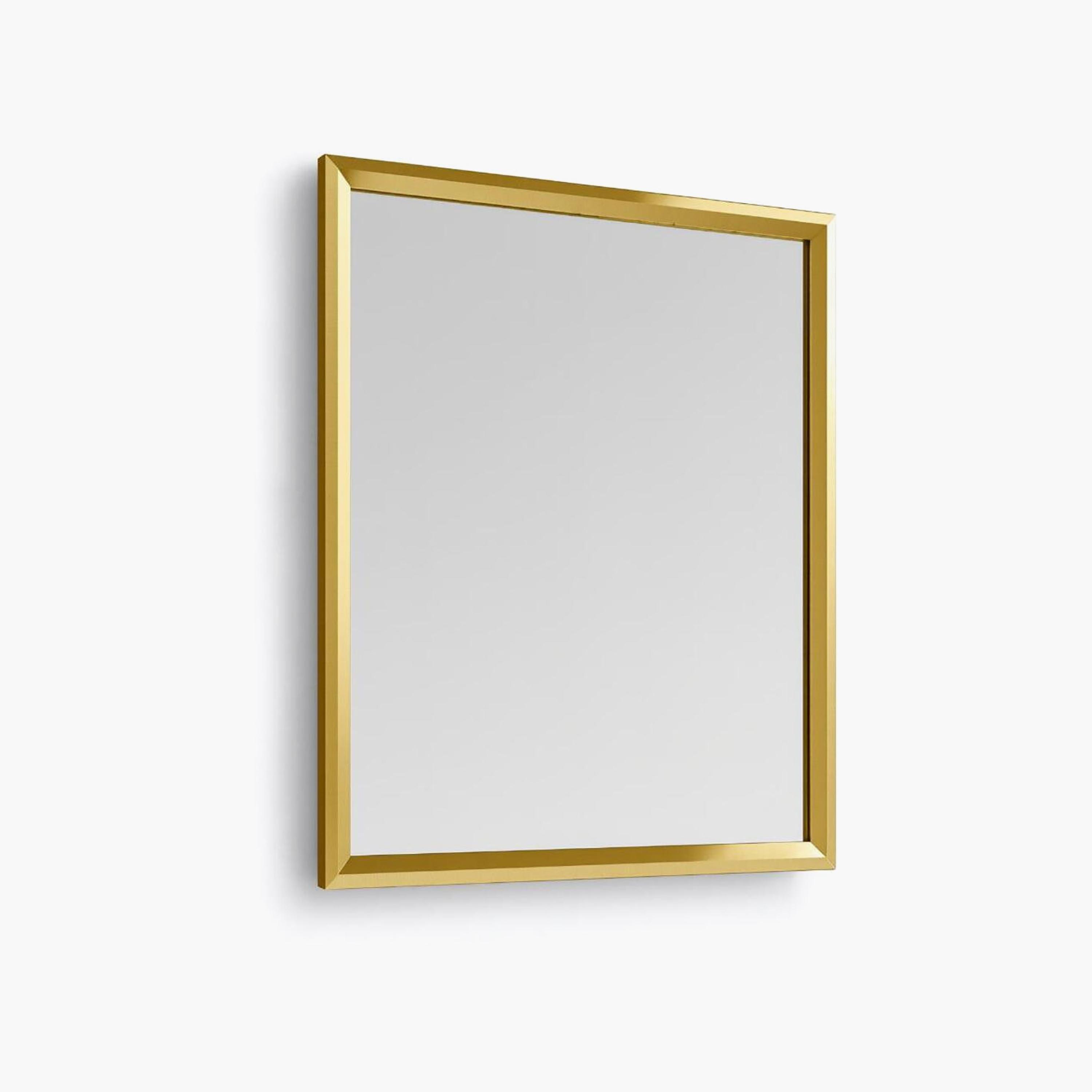 مرآة حائط مستطيلة زجاجية بلون ذهبي من ماريا هومز-household-walldecorandmirrors-mirrors-wallmirrors-image-5