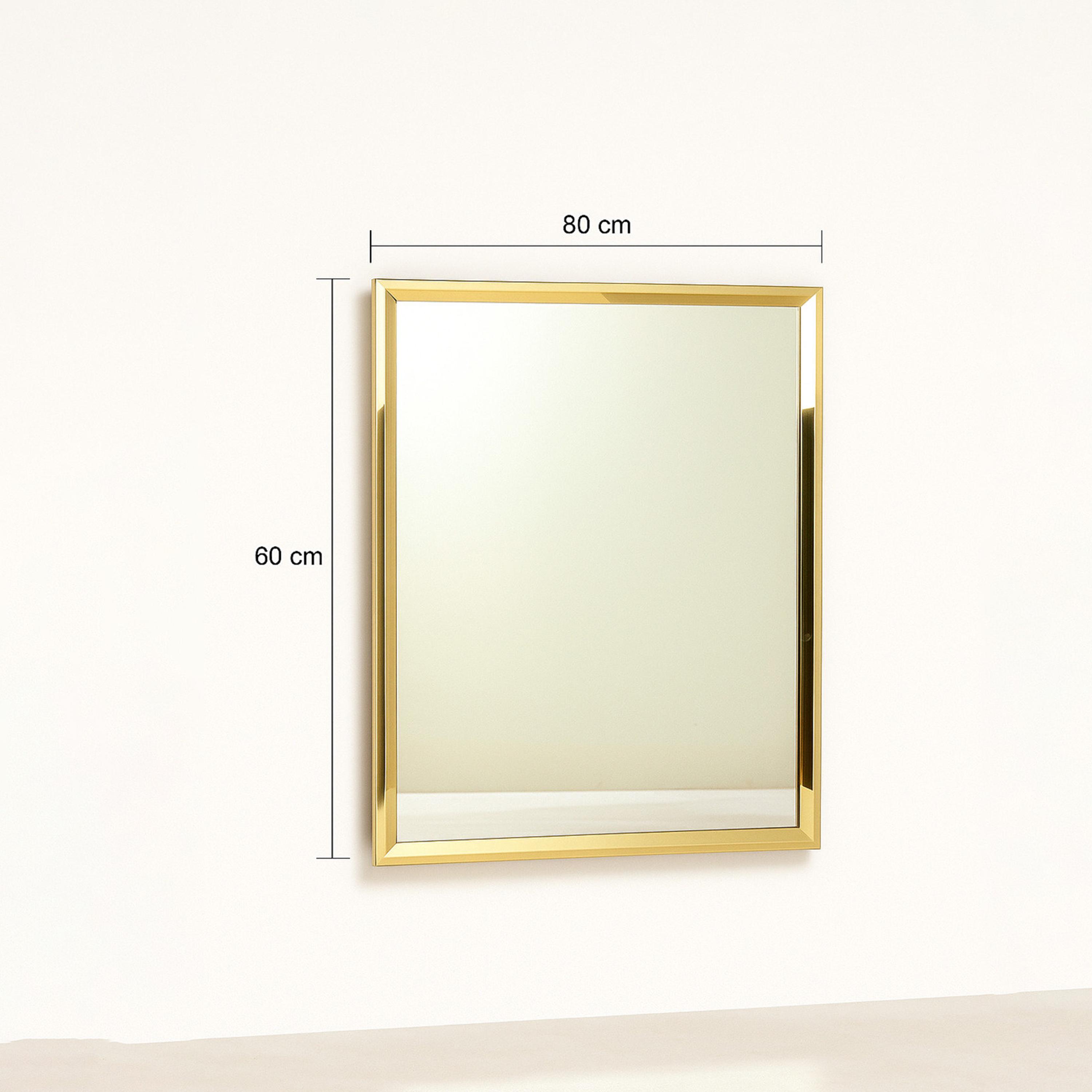 مرآة حائط مستطيلة زجاجية بلون ذهبي من ماريا هومز-household-walldecorandmirrors-mirrors-wallmirrors-image-6