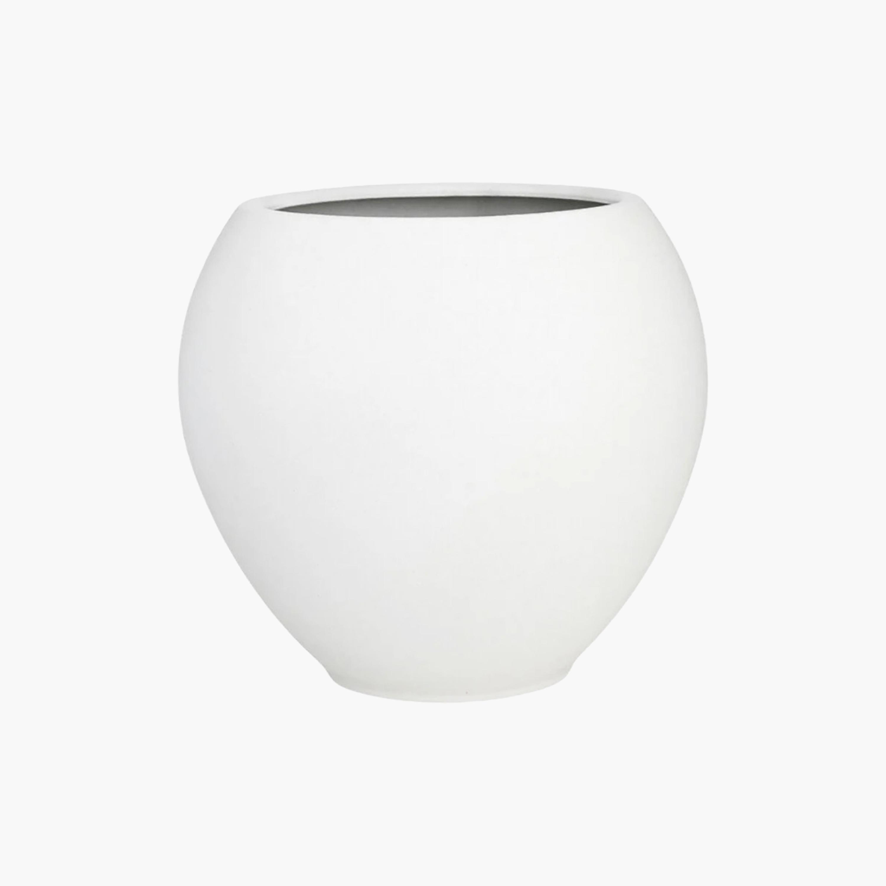 حوض نباتات دائري أبيض من ماريا هومز-household-gardenandoutdoor-potsandplanters-image-2