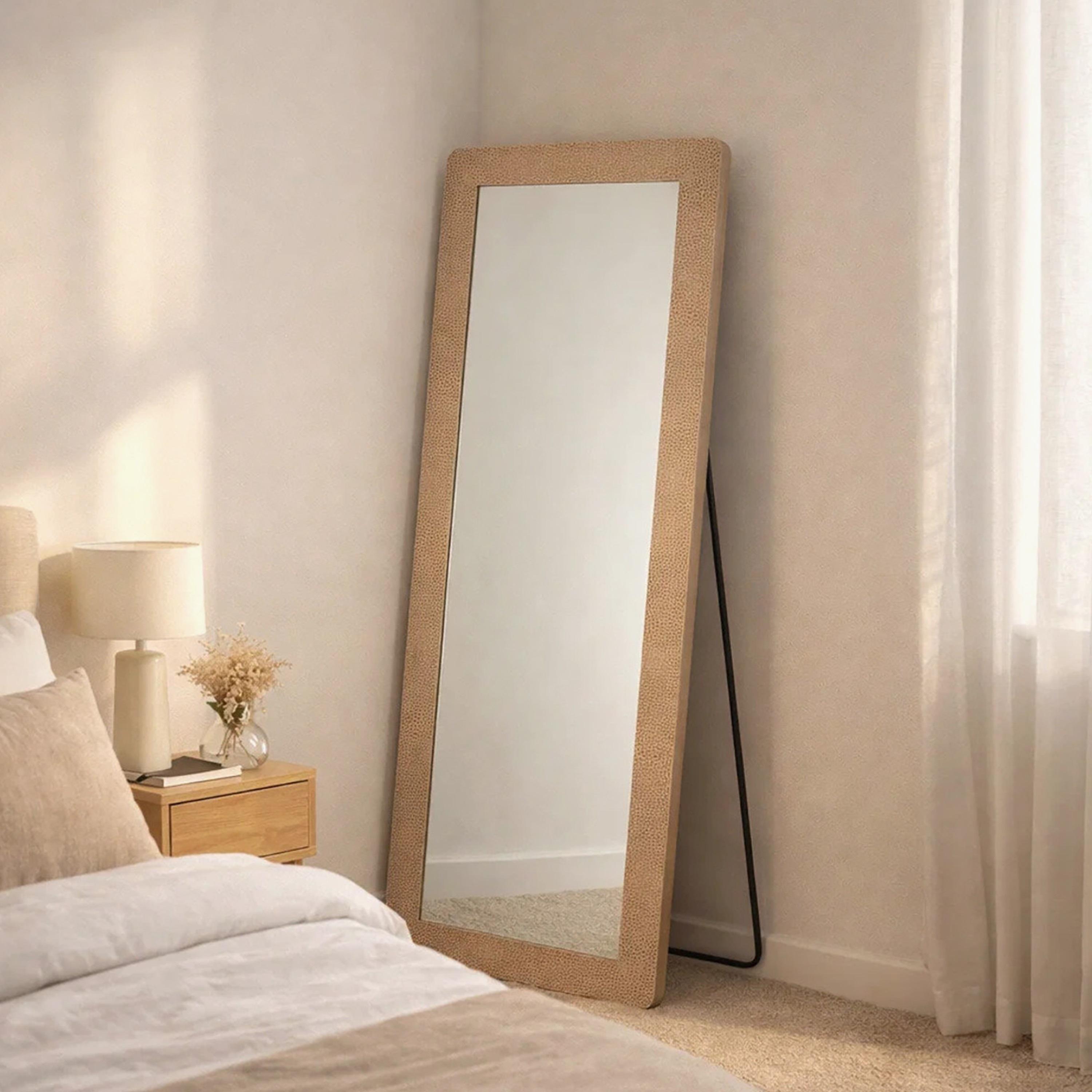 مرآة أرضية مستطيلة زجاجية بني من ماريا هومز-household-walldecorandmirrors-mirrors-wallmirrors-image-2