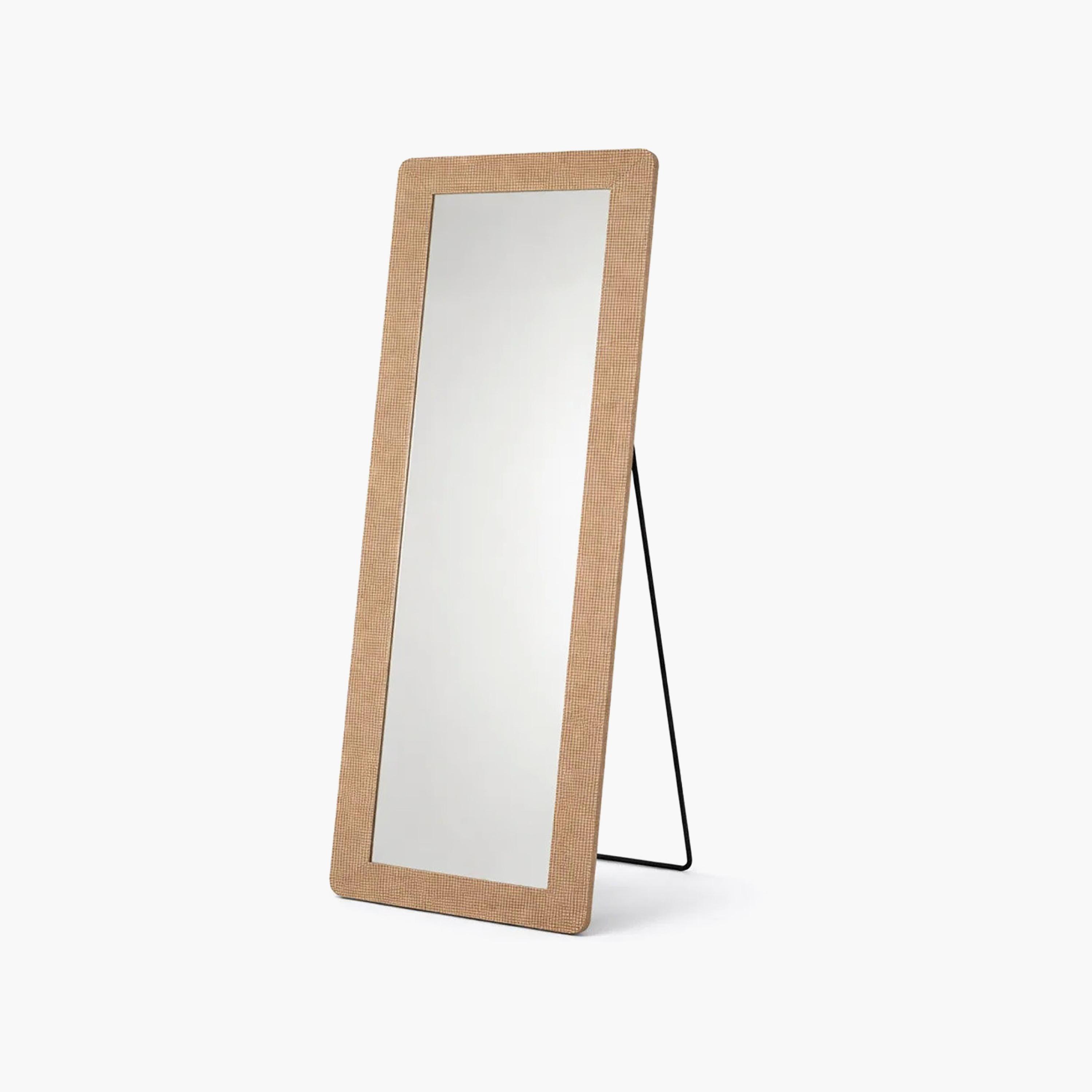 مرآة أرضية مستطيلة زجاجية بني من ماريا هومز-household-walldecorandmirrors-mirrors-wallmirrors-image-5