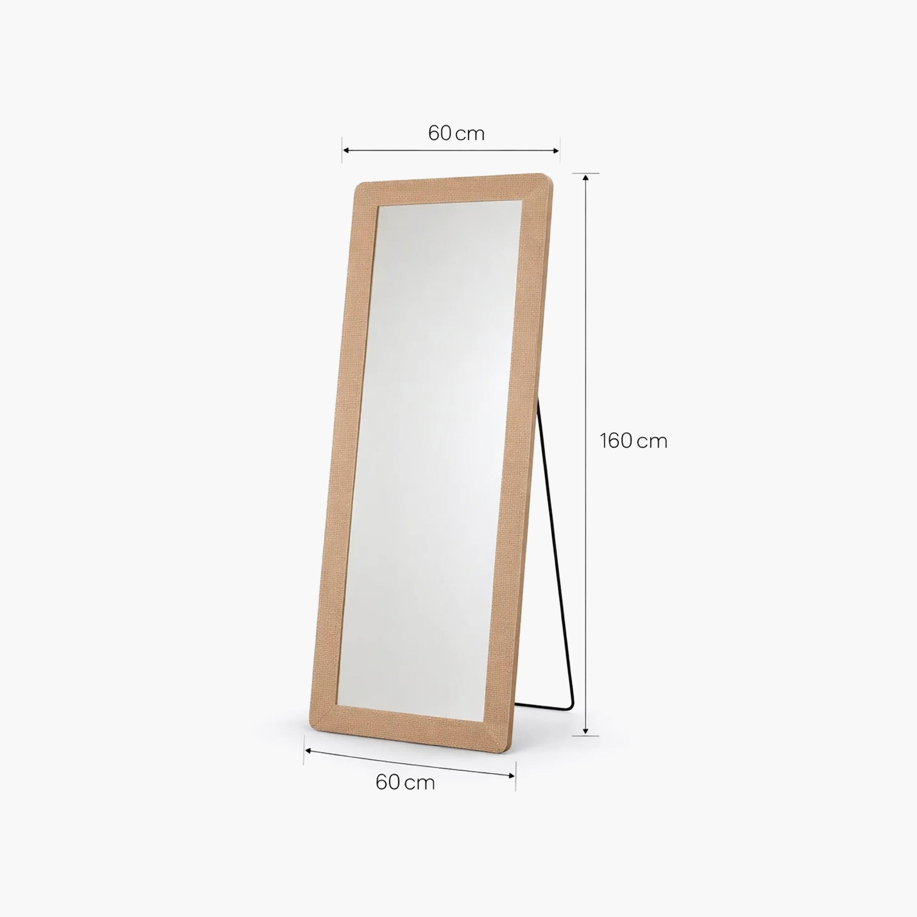 مرآة أرضية مستطيلة زجاجية بني من ماريا هومز-household-walldecorandmirrors-mirrors-wallmirrors-image-6