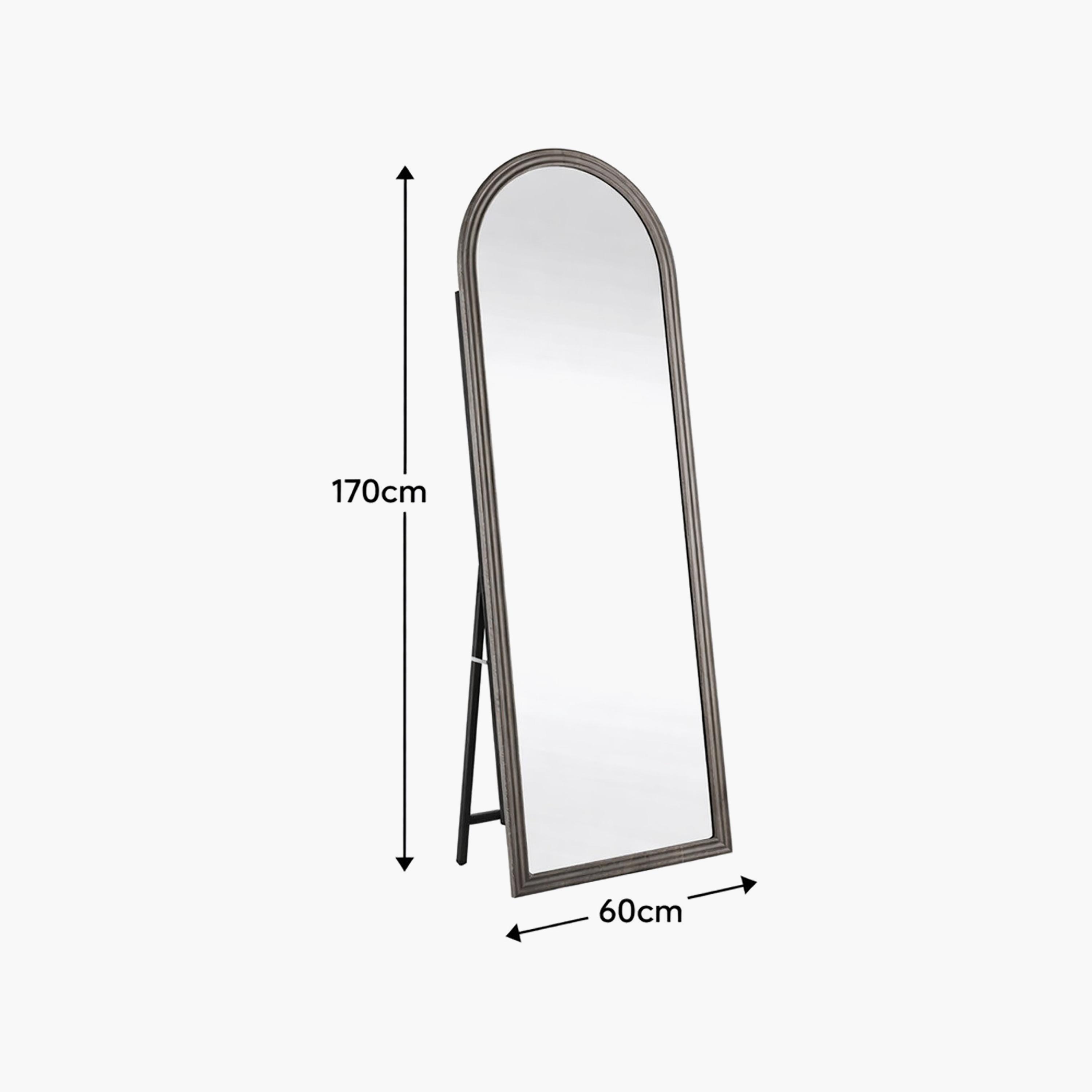 Maria Homes Glass Arched Floor Mirror-household-walldecorandmirrors-mirrors-wallmirrors-image-5