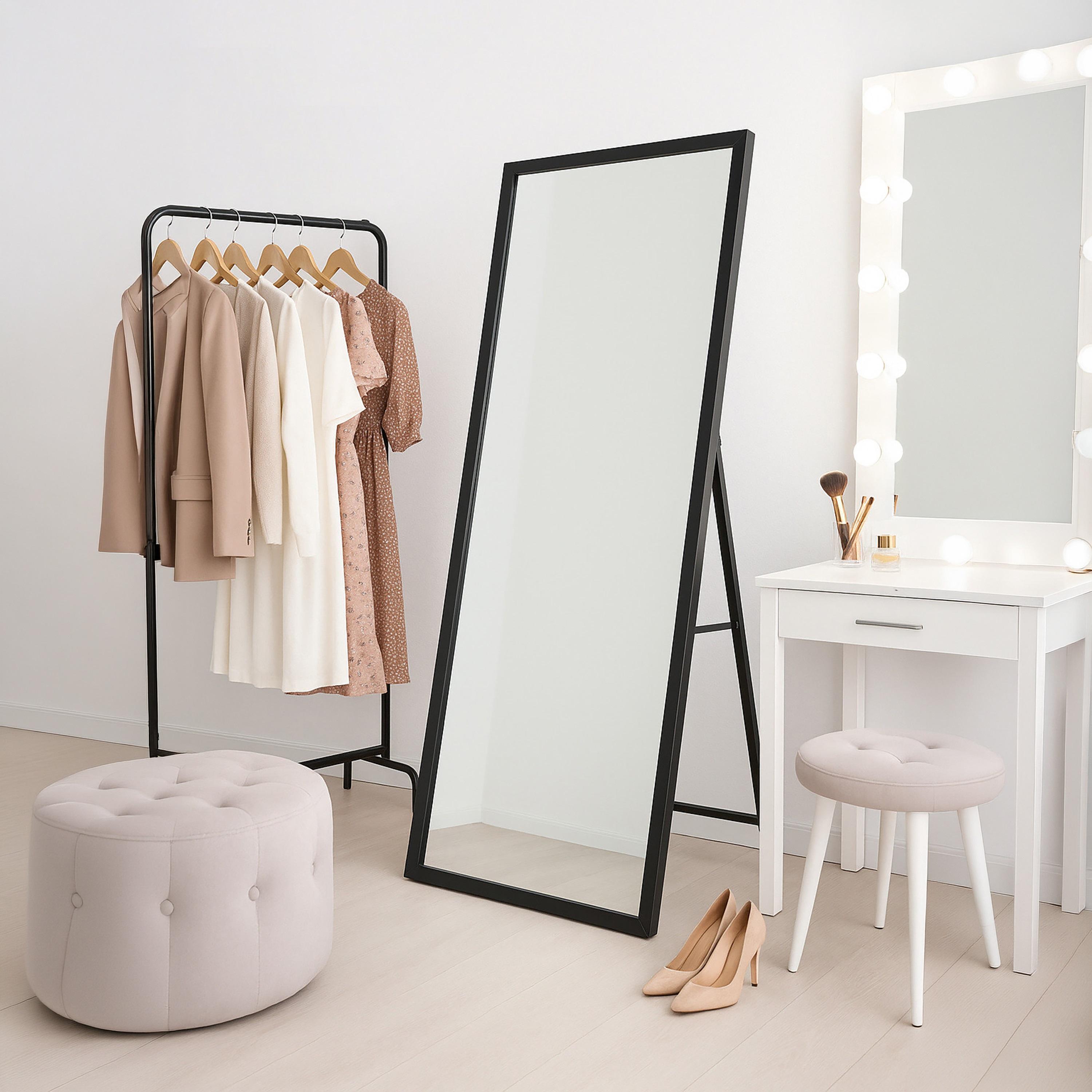 Maria Homes Glass Rectangular Floor Mirror-household-walldecorandmirrors-mirrors-wallmirrors-image-2