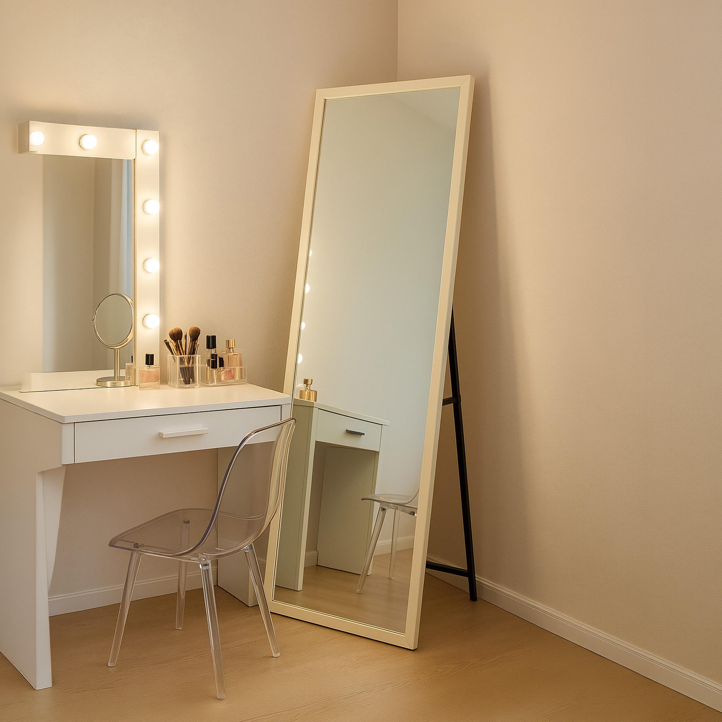 Maria Homes Glass Rectangular Floor Mirror-household-walldecorandmirrors-mirrors-wallmirrors-image-2