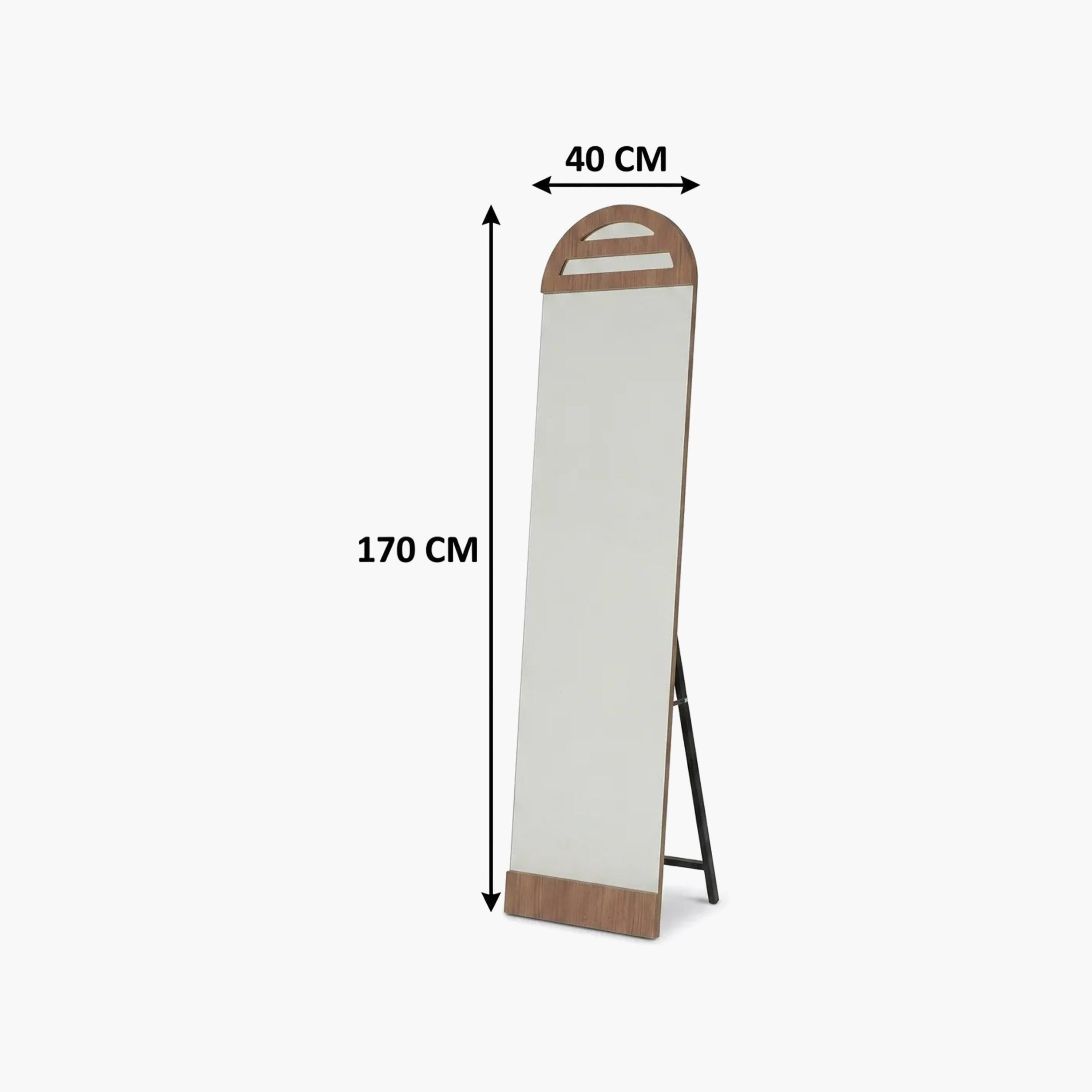 مرآة أرضية زجاجية بتصميم مقوس من ماريا هومز-household-walldecorandmirrors-mirrors-wallmirrors-image-5