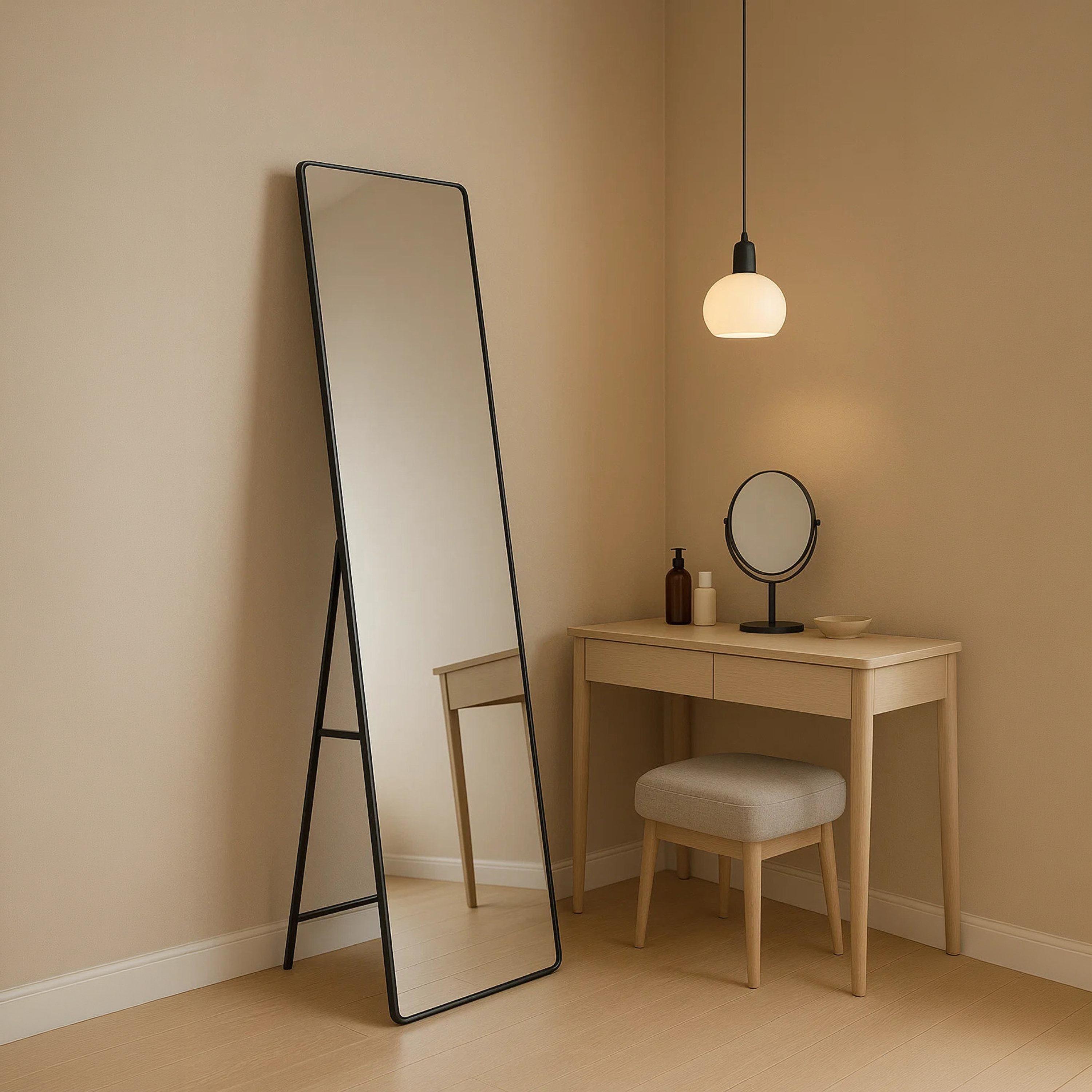 مرآة أرضية مستطيلة من الزجاج من ماريا هومز-household-walldecorandmirrors-mirrors-wallmirrors-image-3