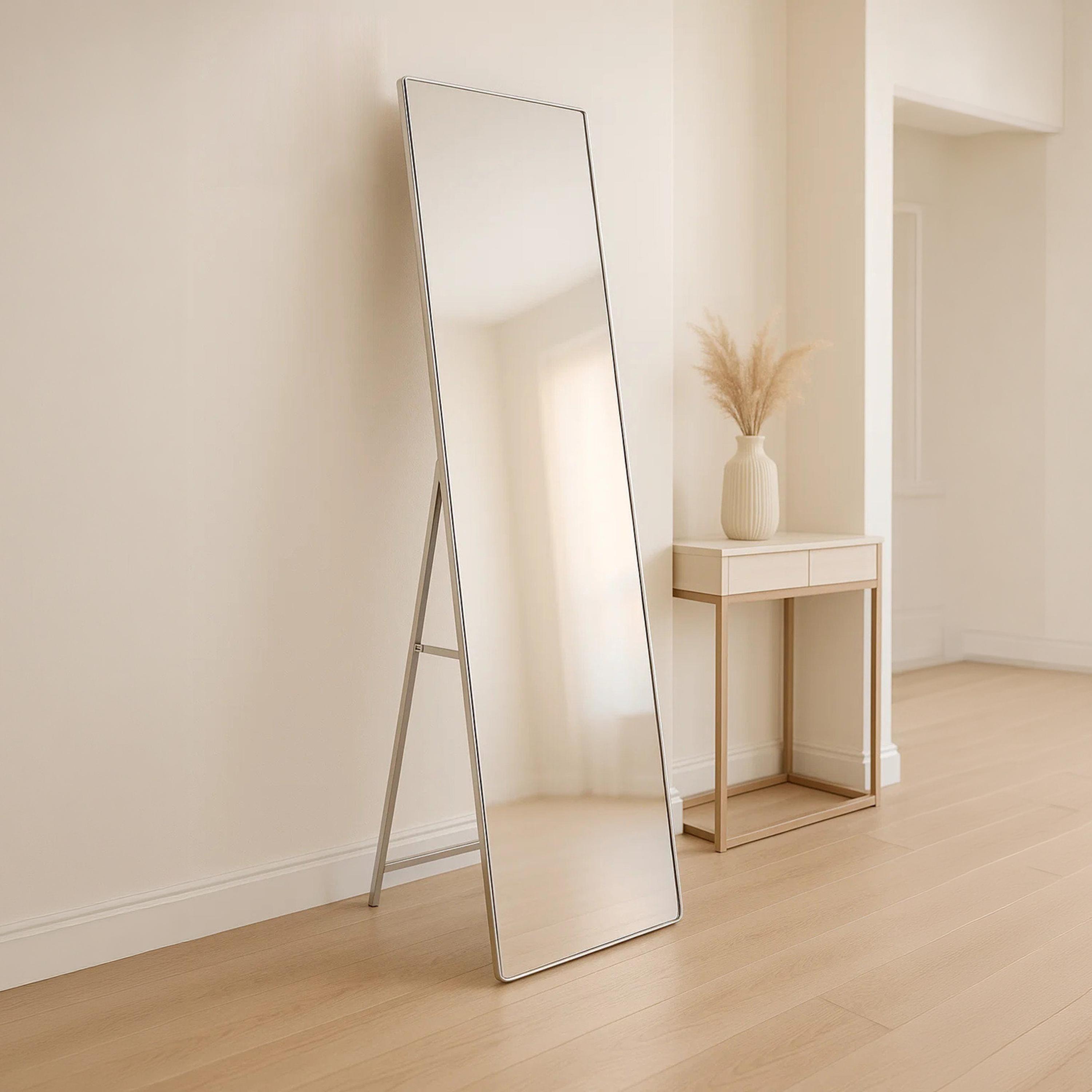 Maria Homes Glass Rectangular Floor Mirror-household-walldecorandmirrors-mirrors-wallmirrors-image-3