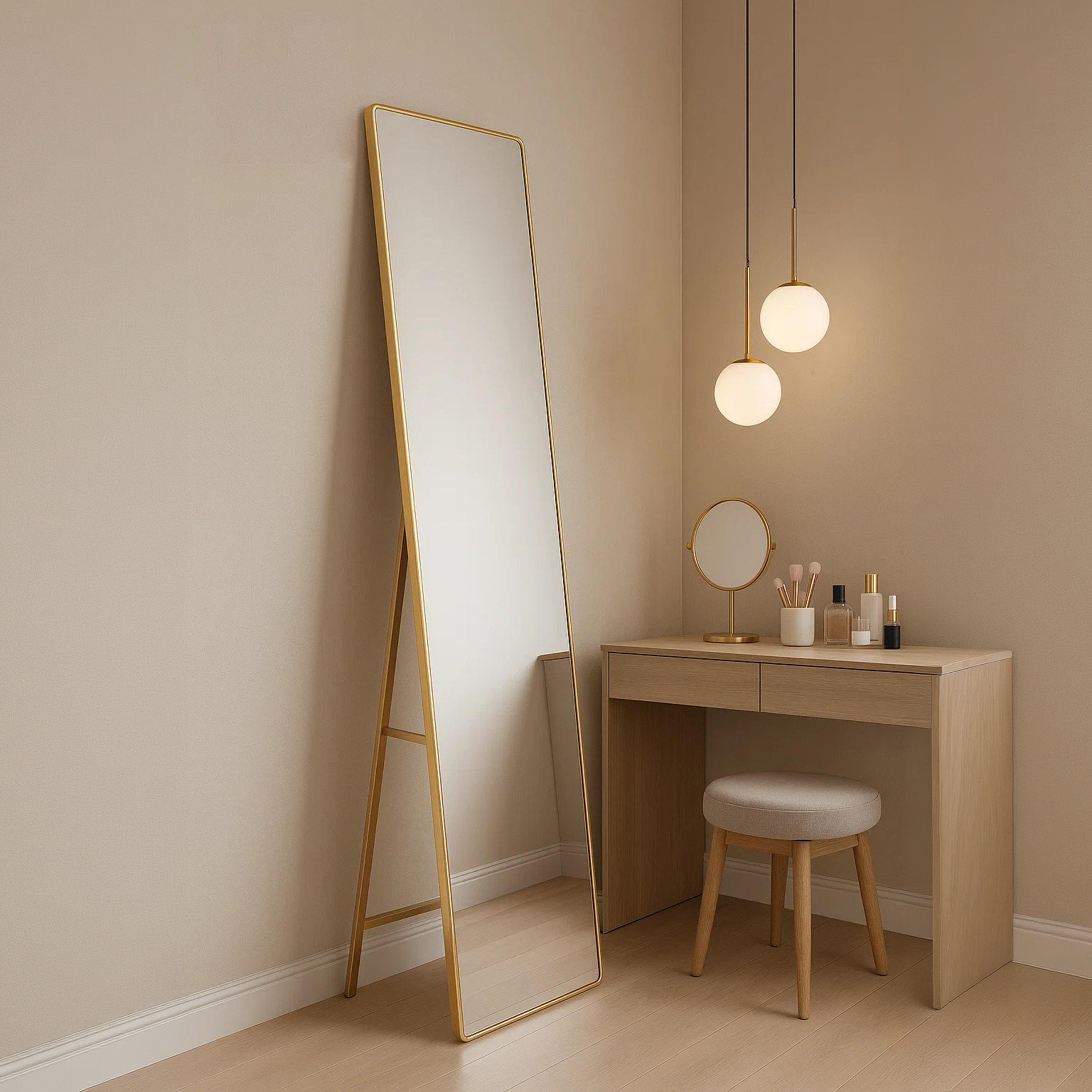 مرآة أرضية مستطيلة من الزجاج من ماريا هومز-household-walldecorandmirrors-mirrors-wallmirrors-image-2