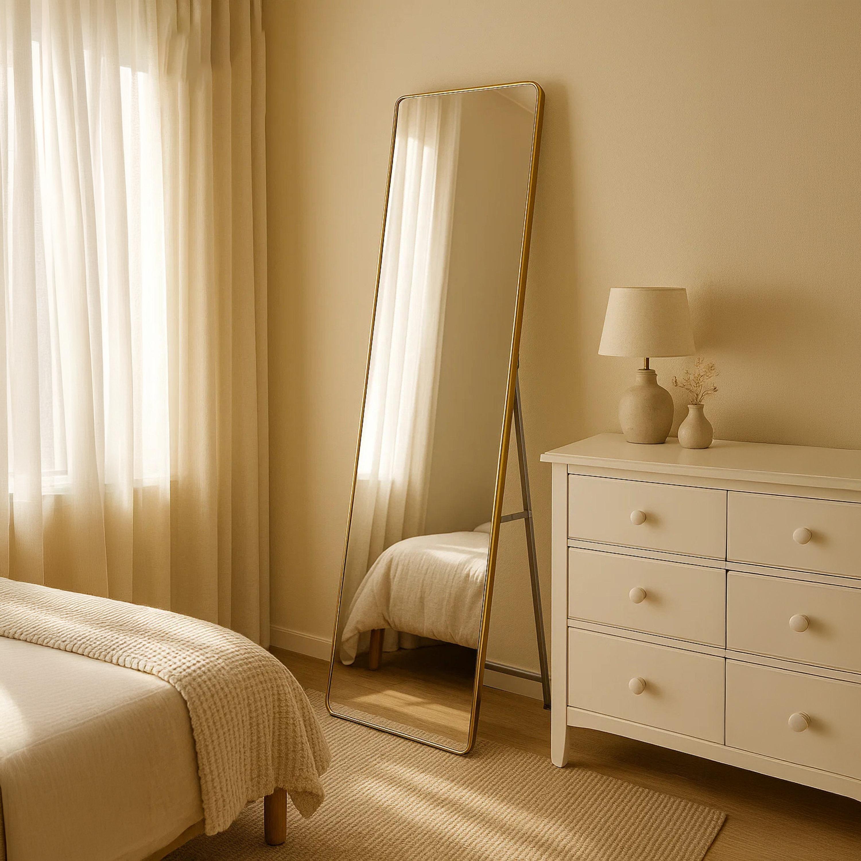 مرآة أرضية مستطيلة من الزجاج من ماريا هومز-household-walldecorandmirrors-mirrors-wallmirrors-image-3