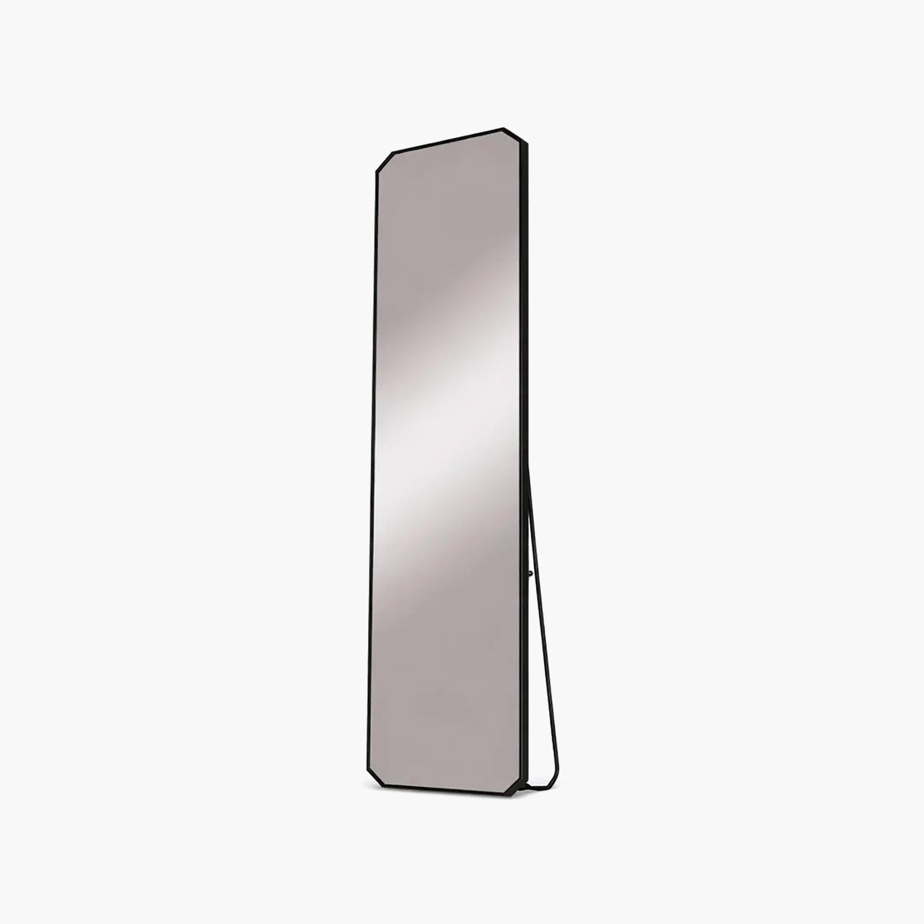 مرآة أرضية مستطيلة زجاجية سوداء من ماريا هومز-household-walldecorandmirrors-mirrors-wallmirrors-image-4