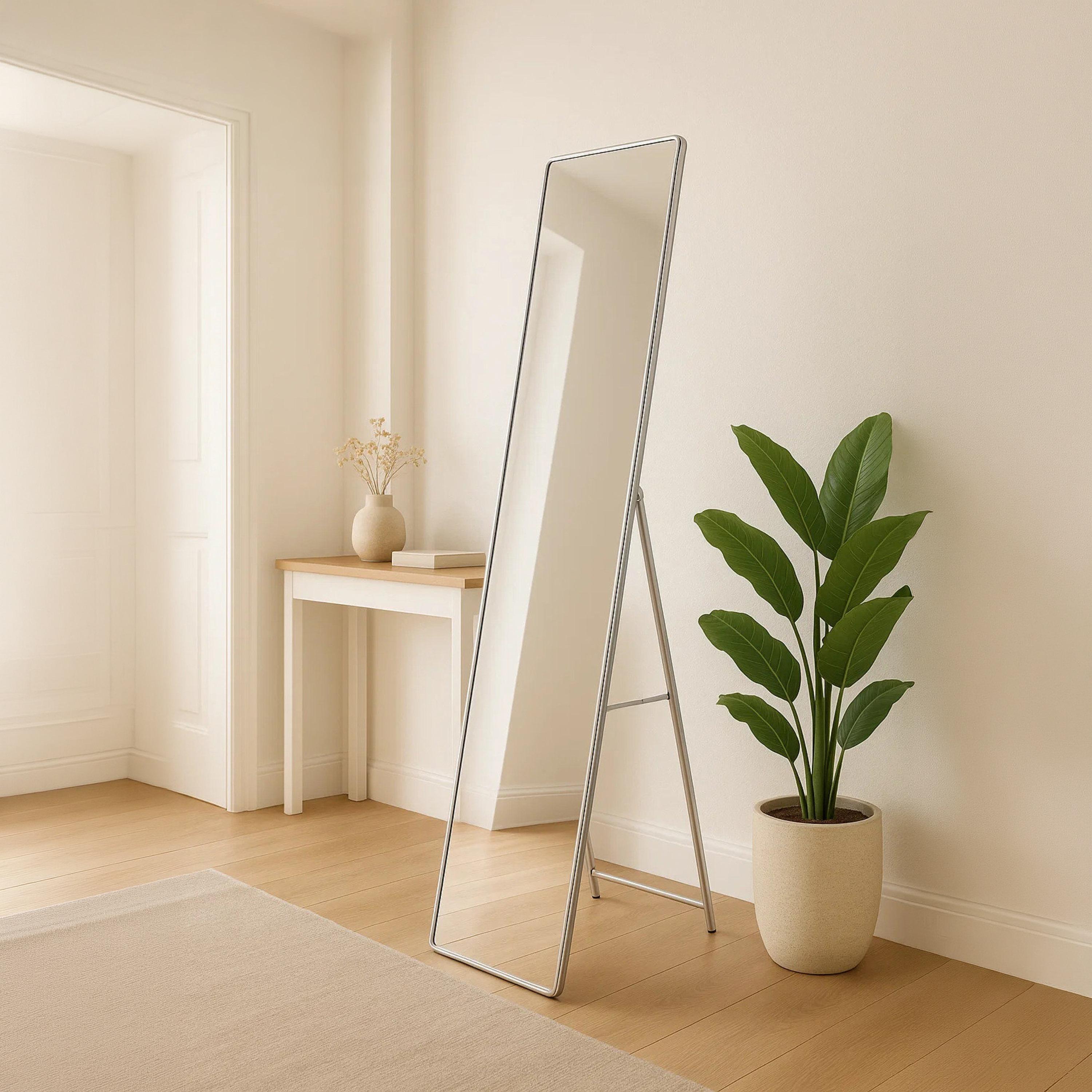 Maria Homes Glass Rectangular Floor Mirror-household-walldecorandmirrors-mirrors-wallmirrors-image-2