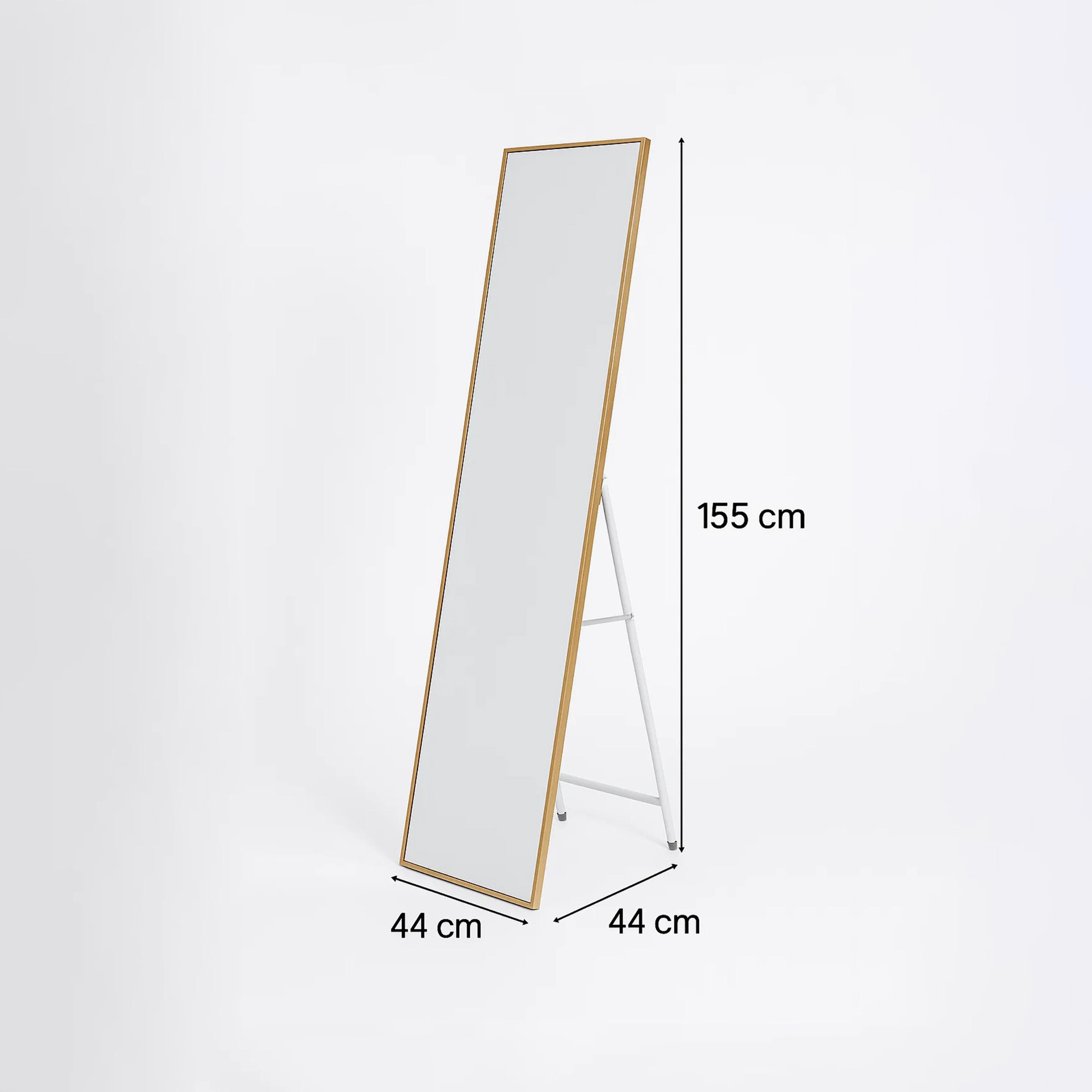 مرآة أرضية مستطيلة من الزجاج بلون الذهب من ماريا هومز-household-walldecorandmirrors-mirrors-wallmirrors-image-6