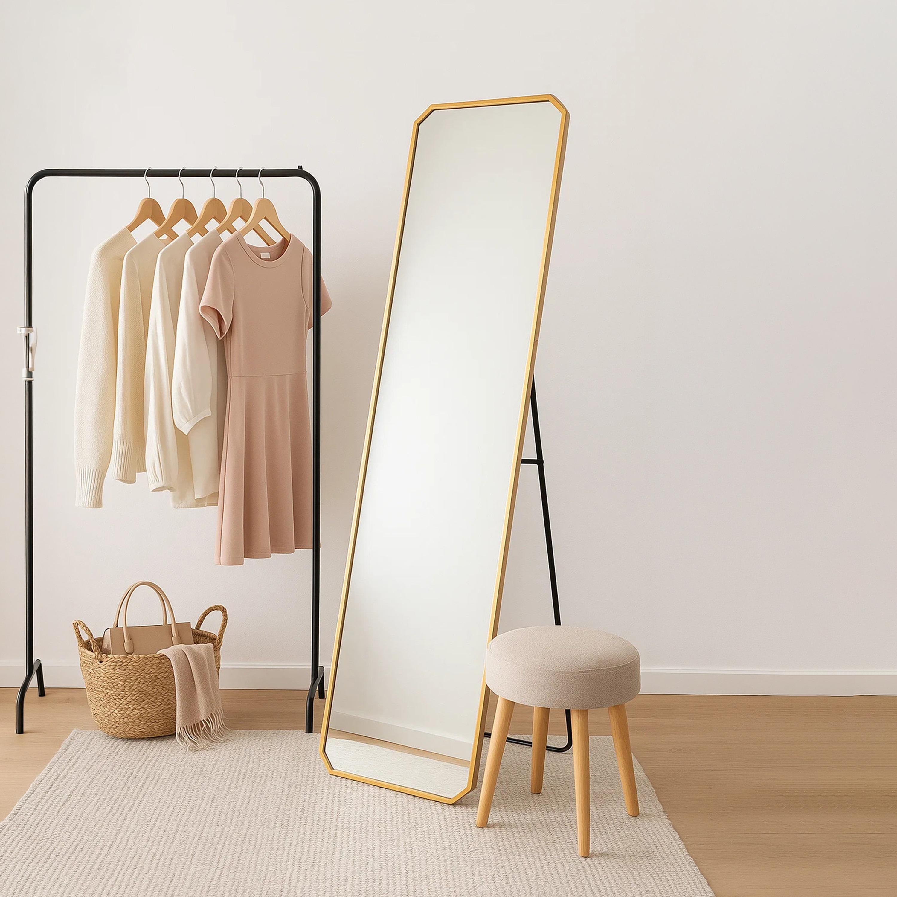 مرآة أرضية مستطيلة من الزجاج من ماريا هومز-household-walldecorandmirrors-mirrors-wallmirrors-image-2