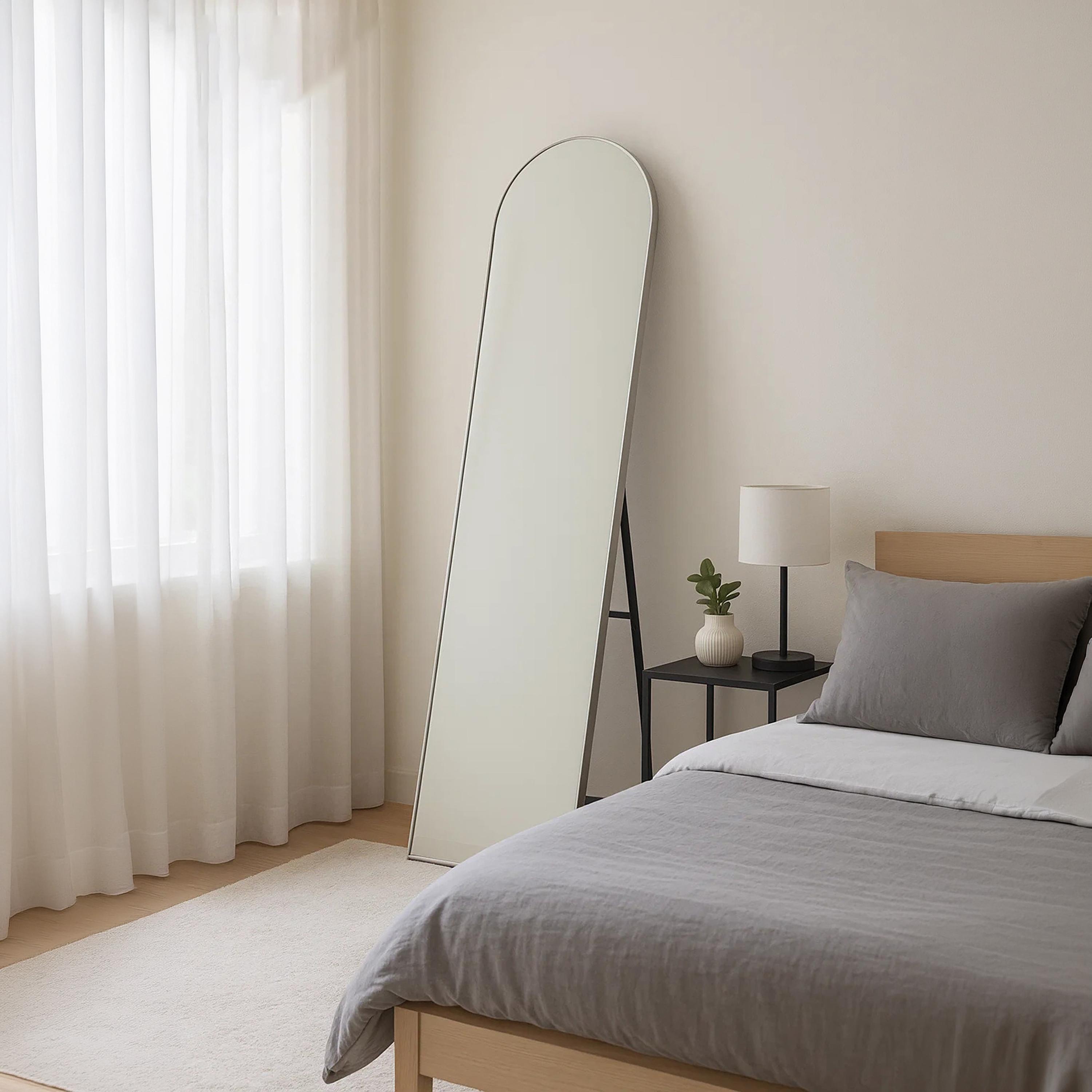 Maria Homes Glass Arched Floor Mirror-household-walldecorandmirrors-mirrors-wallmirrors-image-3