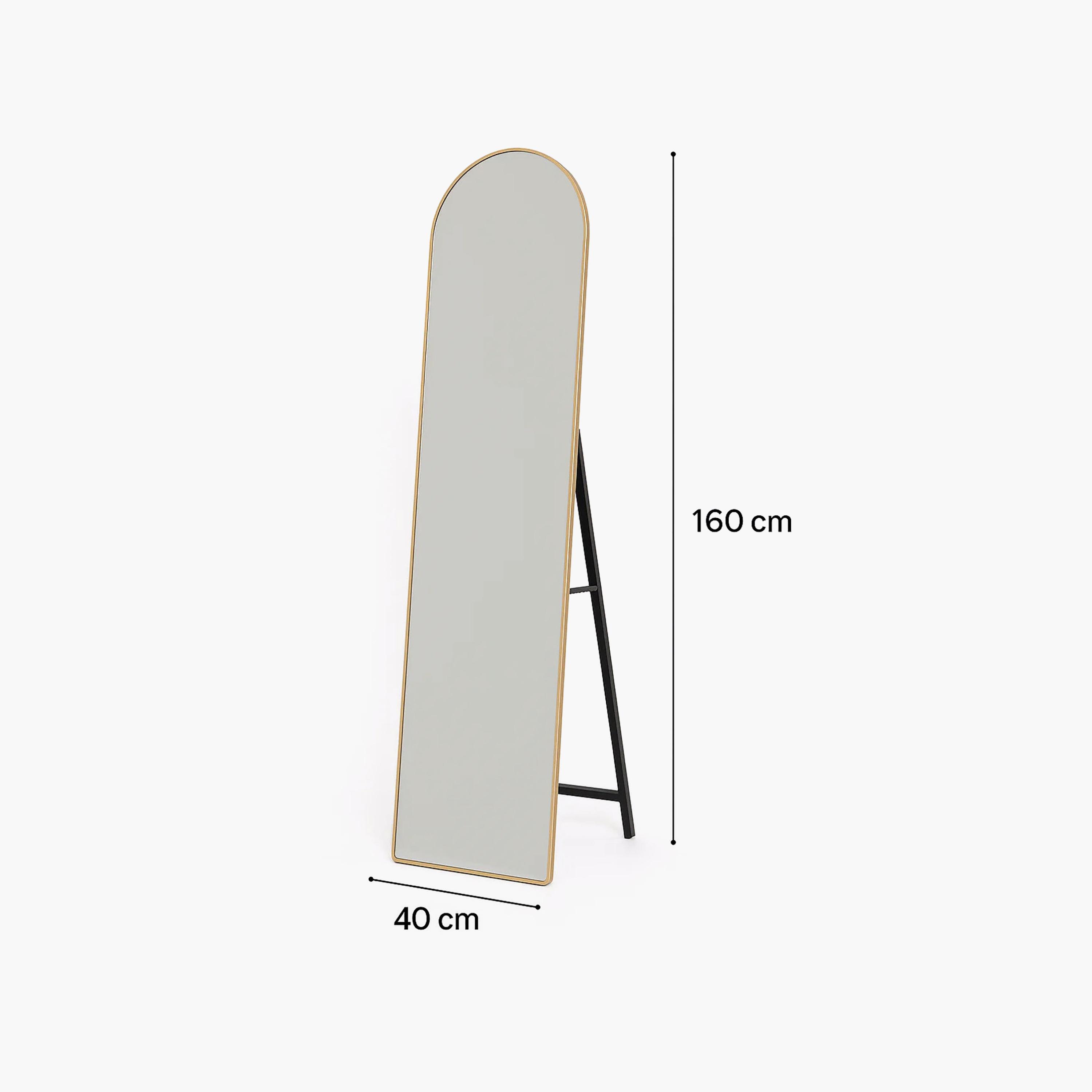 مرآة أرضية زجاجية بتصميم مقوس من ماريا هومز-household-walldecorandmirrors-mirrors-wallmirrors-image-6