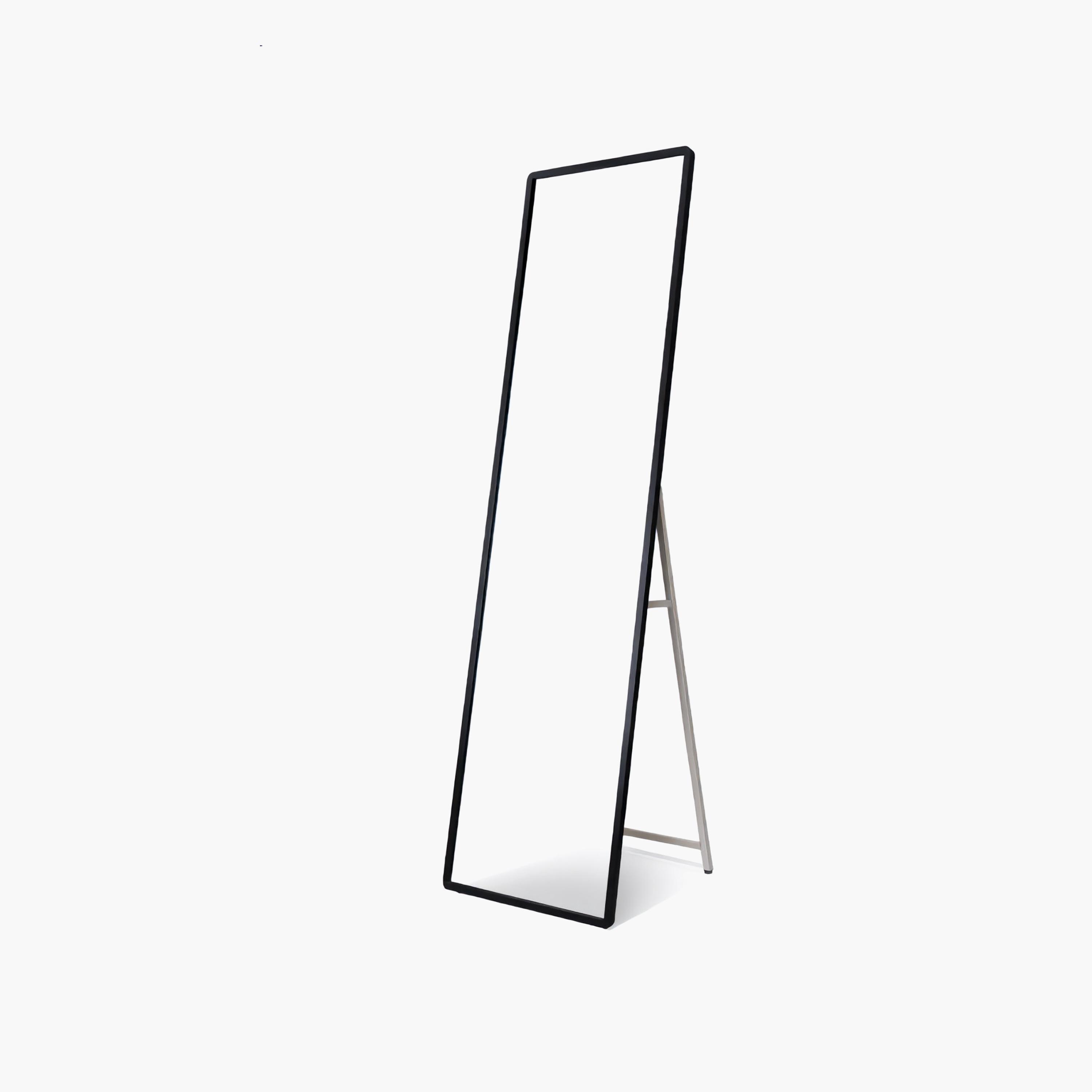 Maria Homes Black Glass Rectangular Floor Mirror-household-walldecorandmirrors-mirrors-wallmirrors-image-5