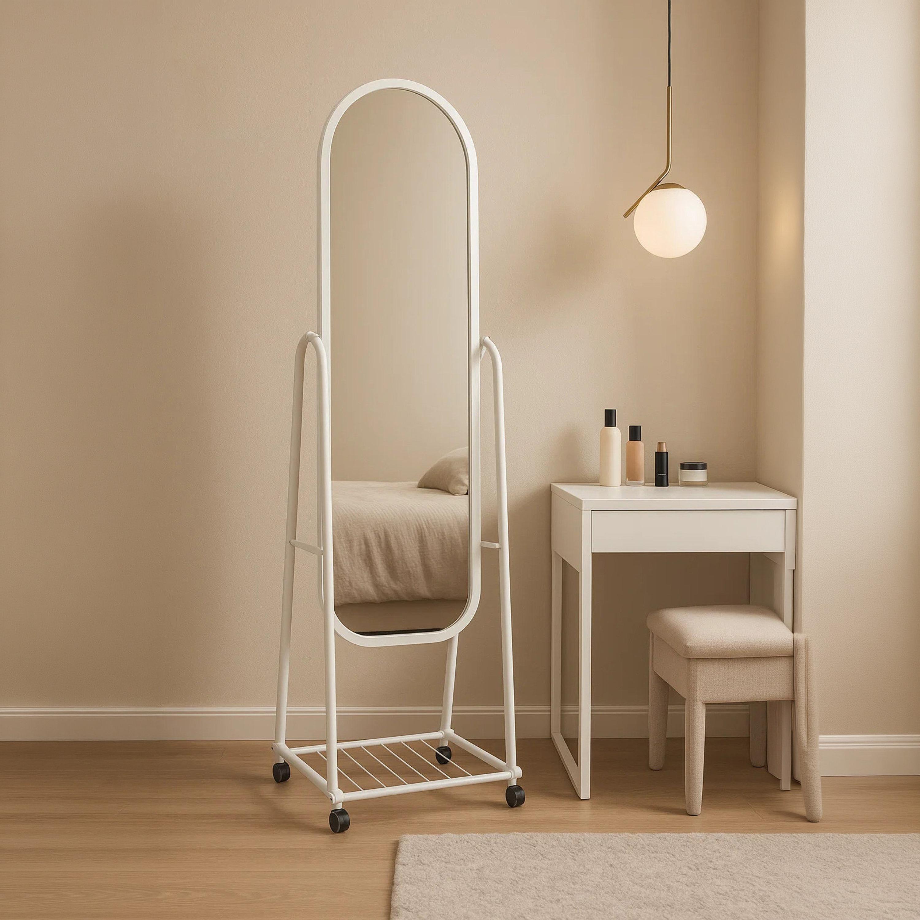 مرآة أرضية زجاجية بتصميم قوس من ماريا هومز-household-walldecorandmirrors-mirrors-wallmirrors-image-1