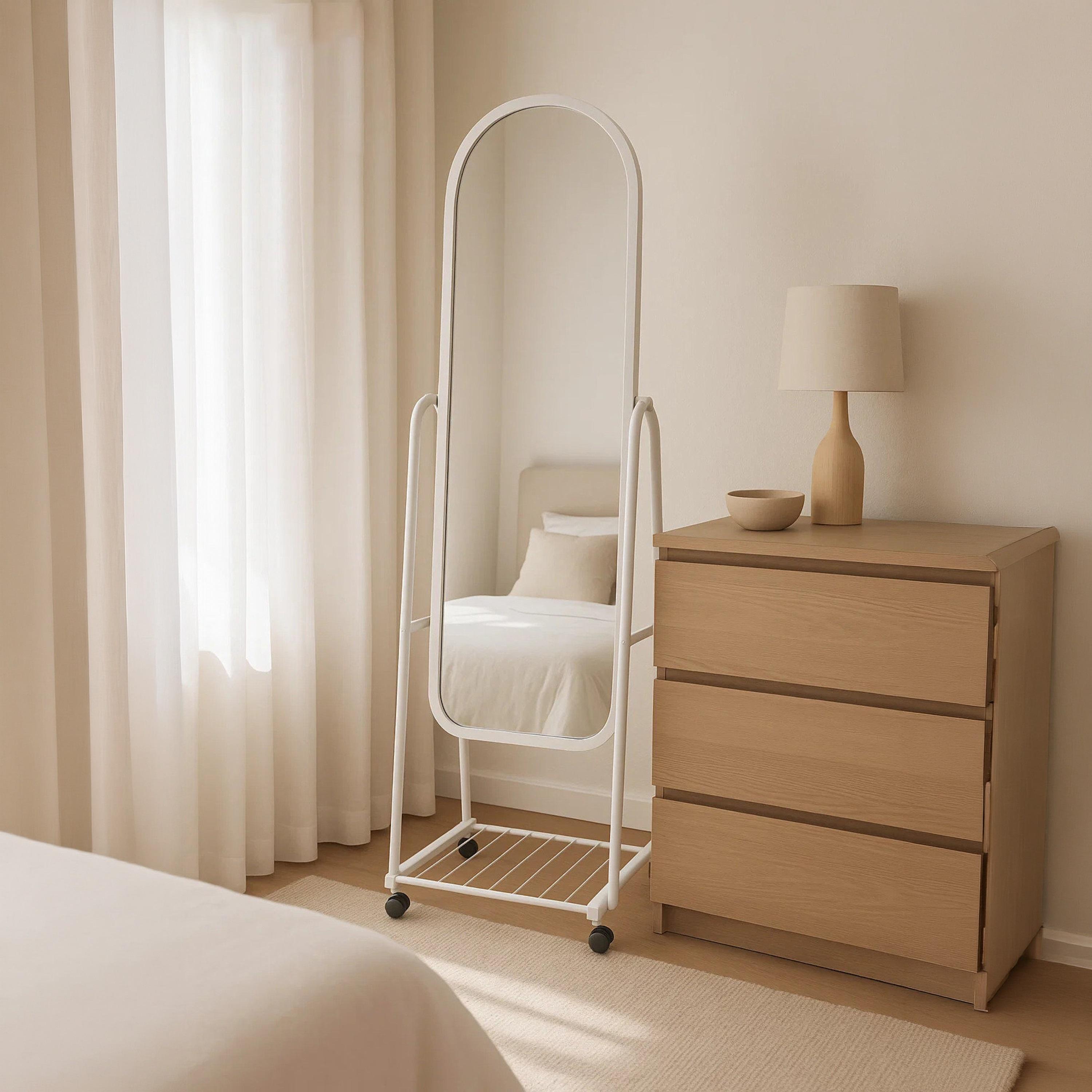مرآة أرضية زجاجية بتصميم قوس من ماريا هومز-household-walldecorandmirrors-mirrors-wallmirrors-image-2