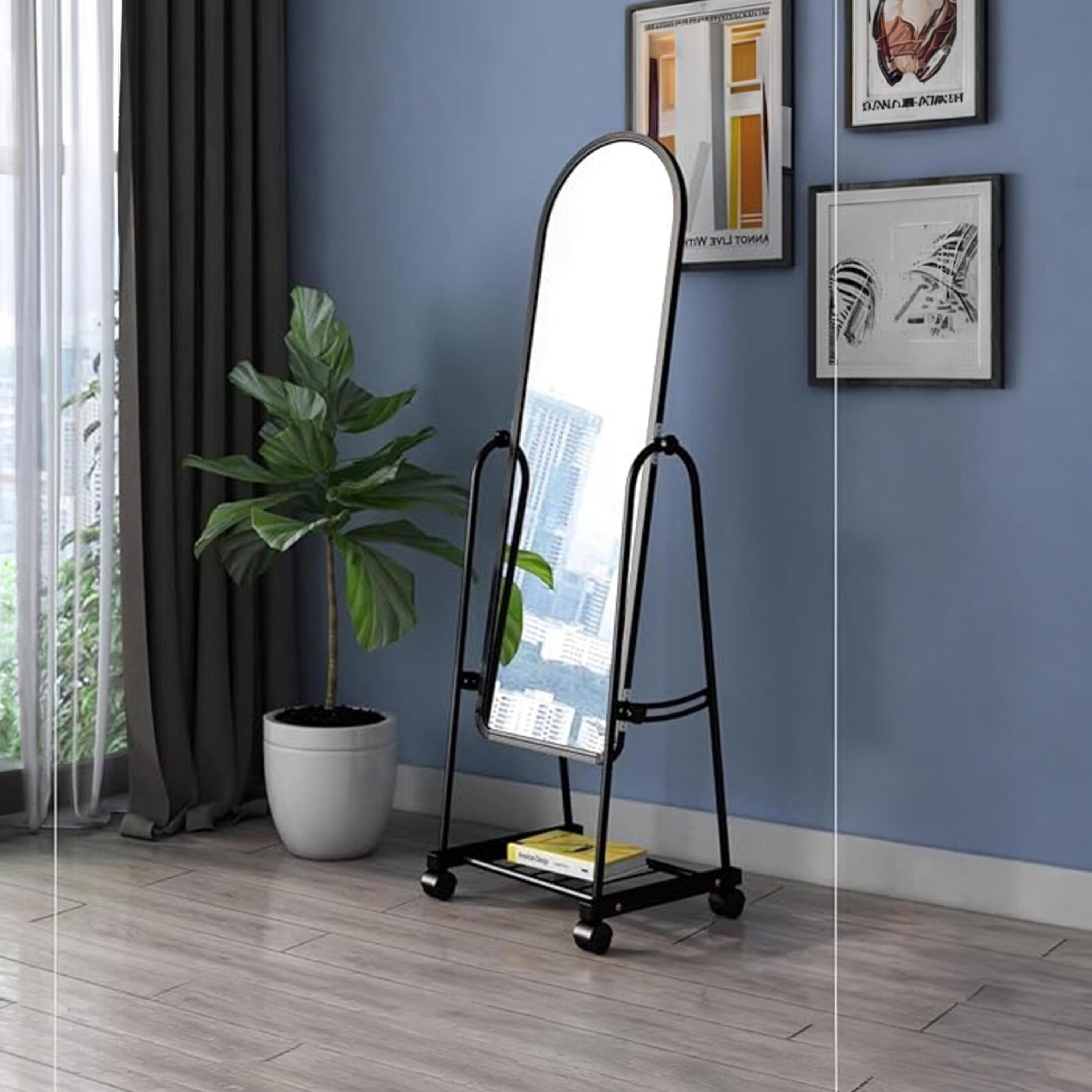 Maria Homes Glass Arch Floor Mirror-household-walldecorandmirrors-mirrors-wallmirrors-image-2