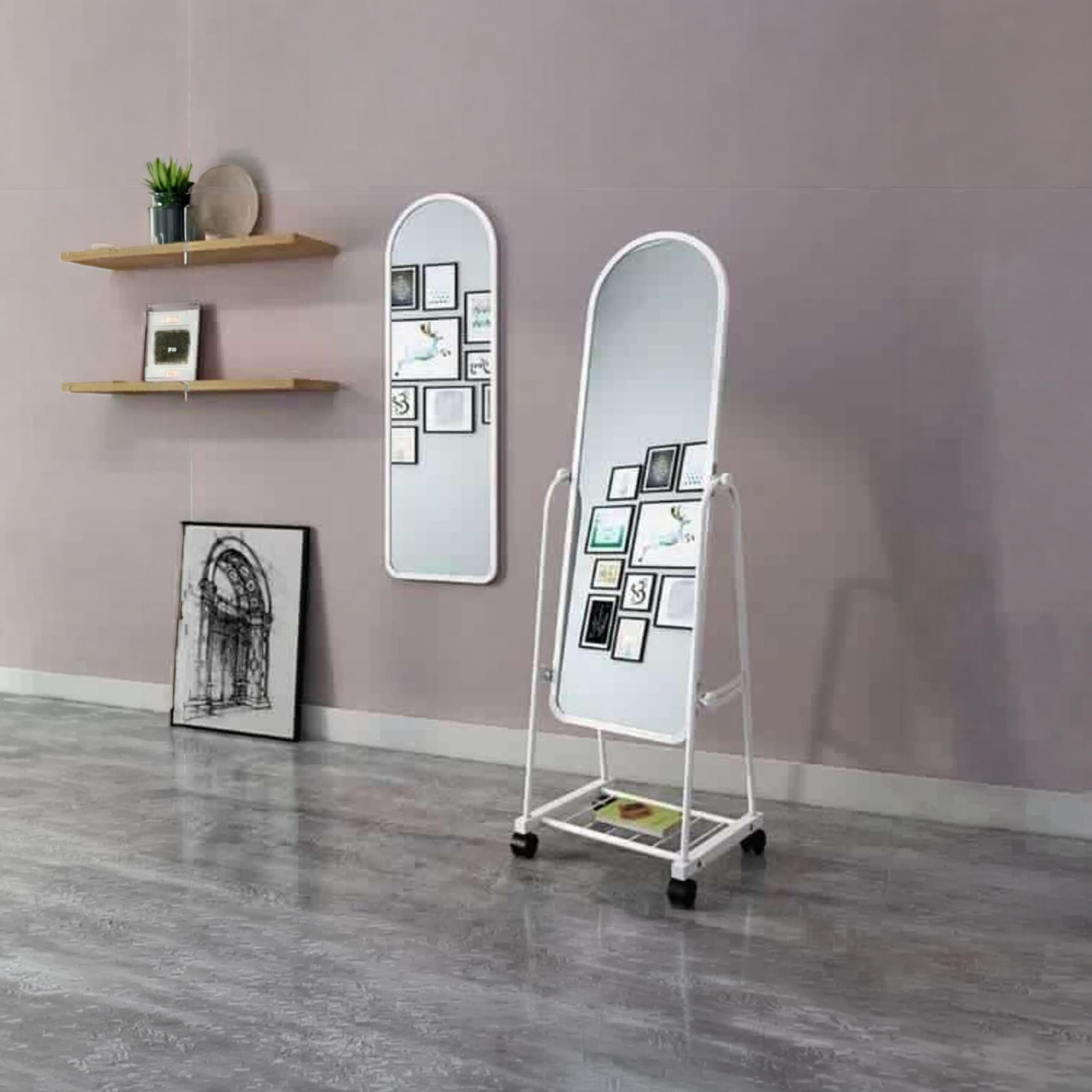 مرآة أرضية زجاجية بتصميم قوس من ماريا هومز-household-walldecorandmirrors-mirrors-wallmirrors-image-2