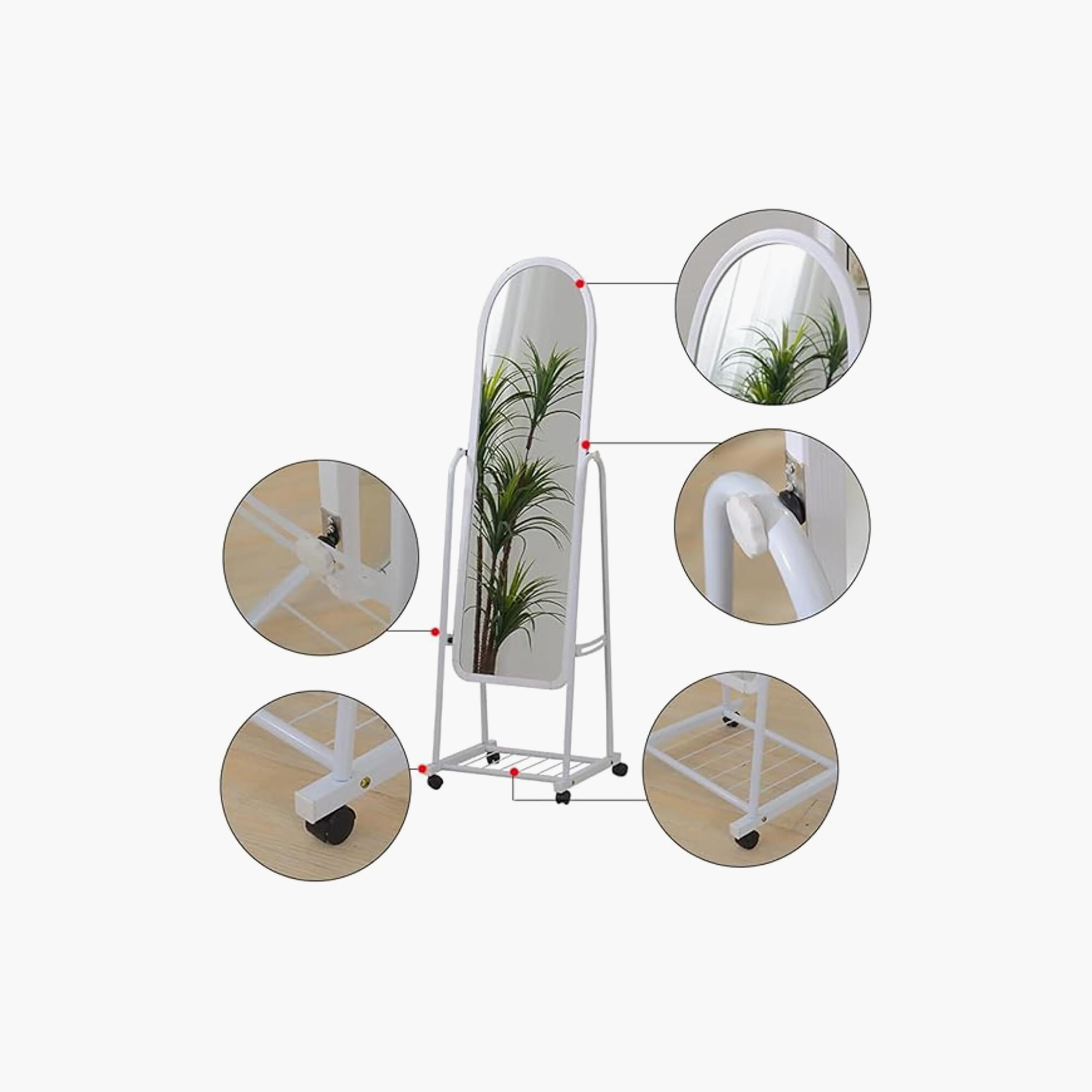 مرآة أرضية زجاجية بتصميم قوس من ماريا هومز-household-walldecorandmirrors-mirrors-wallmirrors-image-4