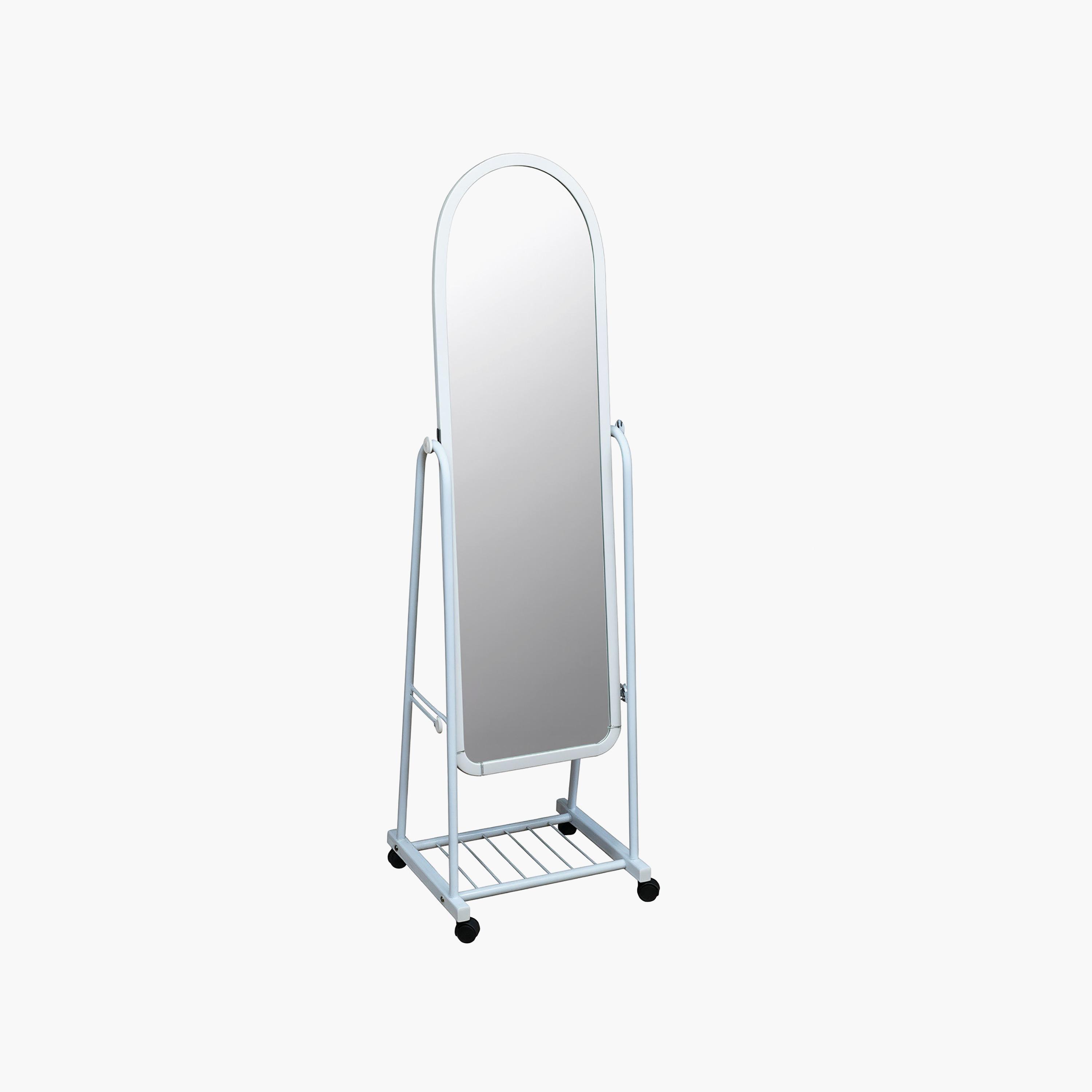 مرآة أرضية زجاجية بتصميم قوس أبيض من ماريا هومز-household-walldecorandmirrors-mirrors-wallmirrors-image-5