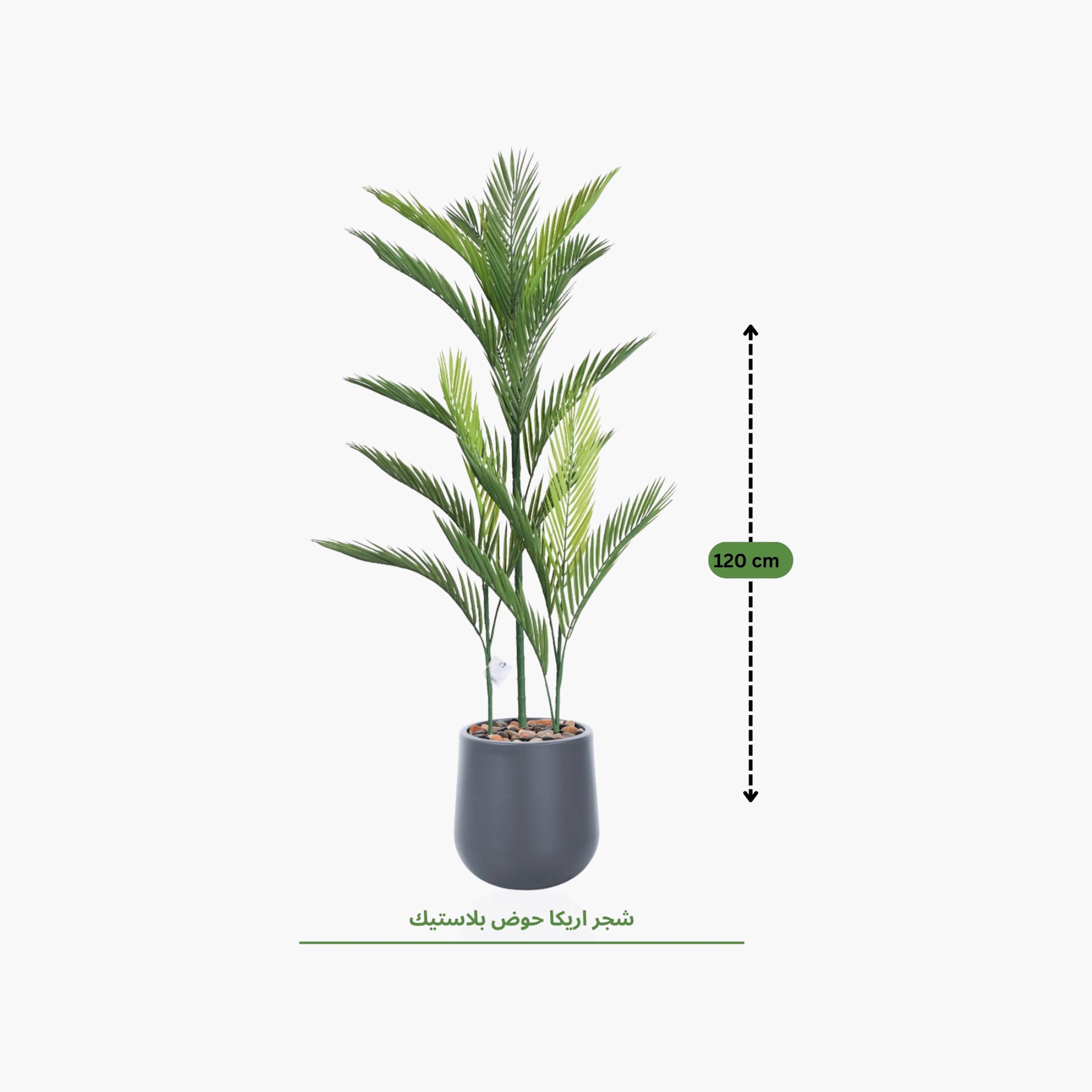 Maria Homes Potted Artificial Areca Palm Plant-household-gardenandoutdoor-artificialflowersandplants-flowers-image-4