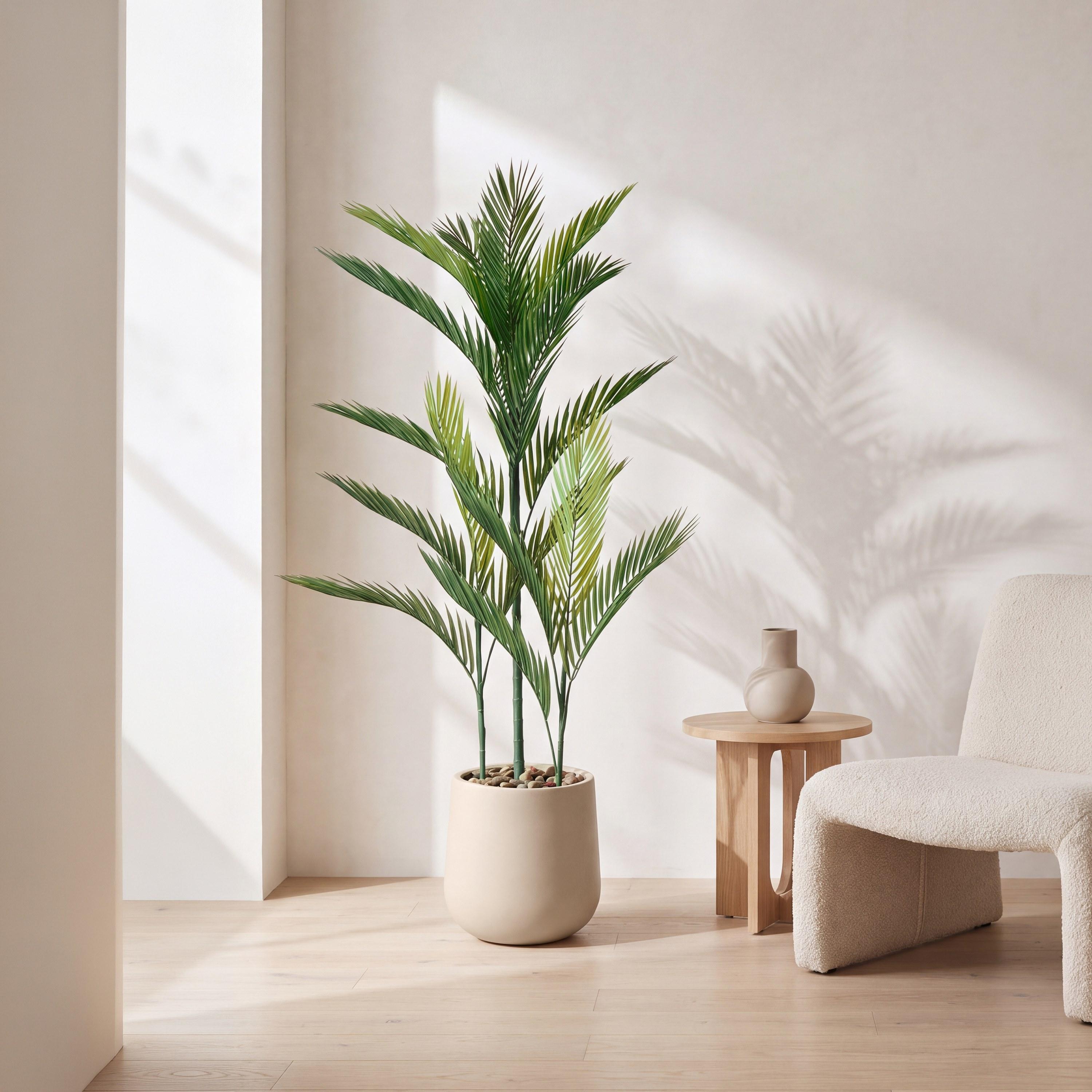 نبتة أريكا بالم صناعية بأصيص من ماريا هومز-household-gardenandoutdoor-artificialflowersandplants-flowers-image-1