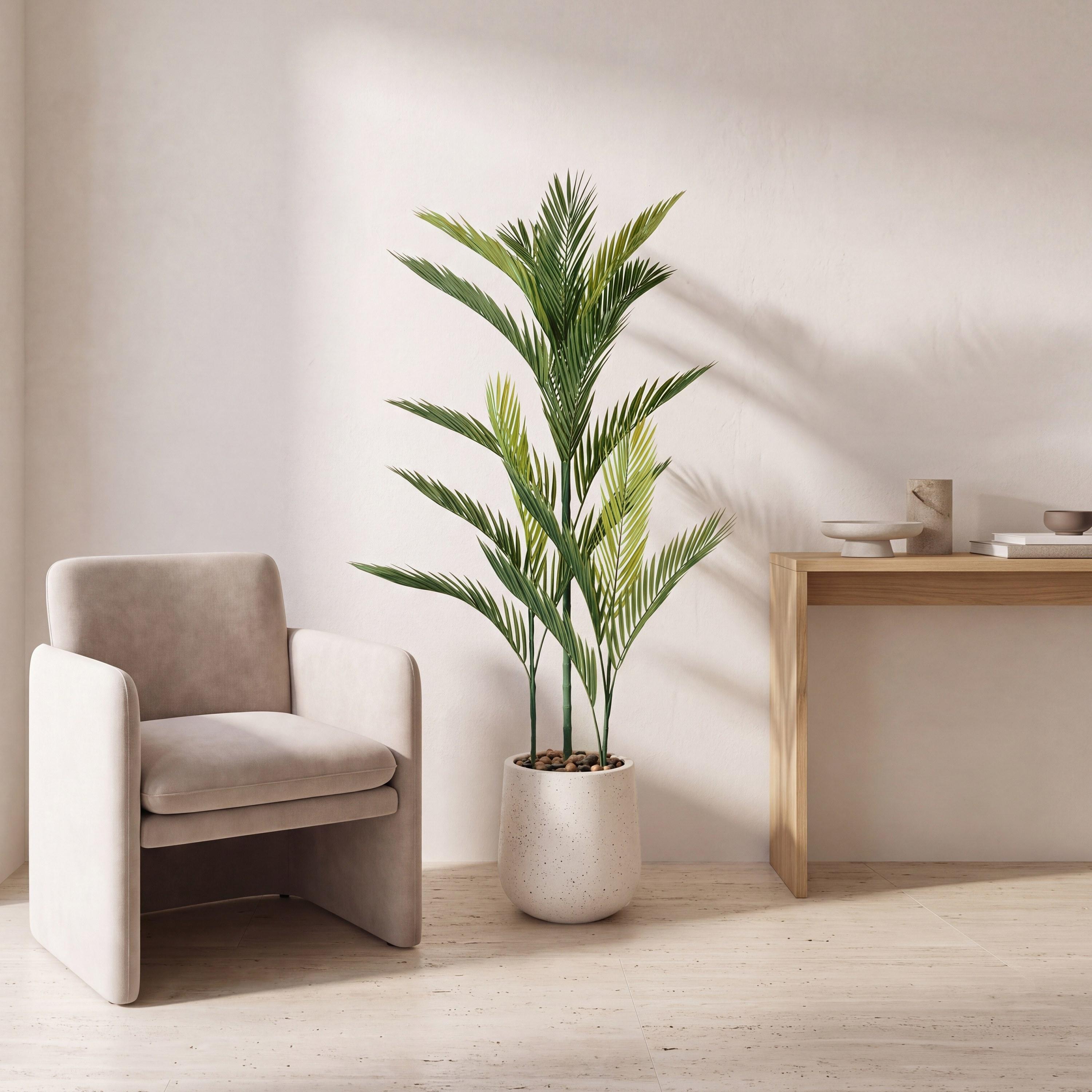 نبتة أريكا بالم صناعية بأصيص من ماريا هومز-household-gardenandoutdoor-artificialflowersandplants-flowers-image-1