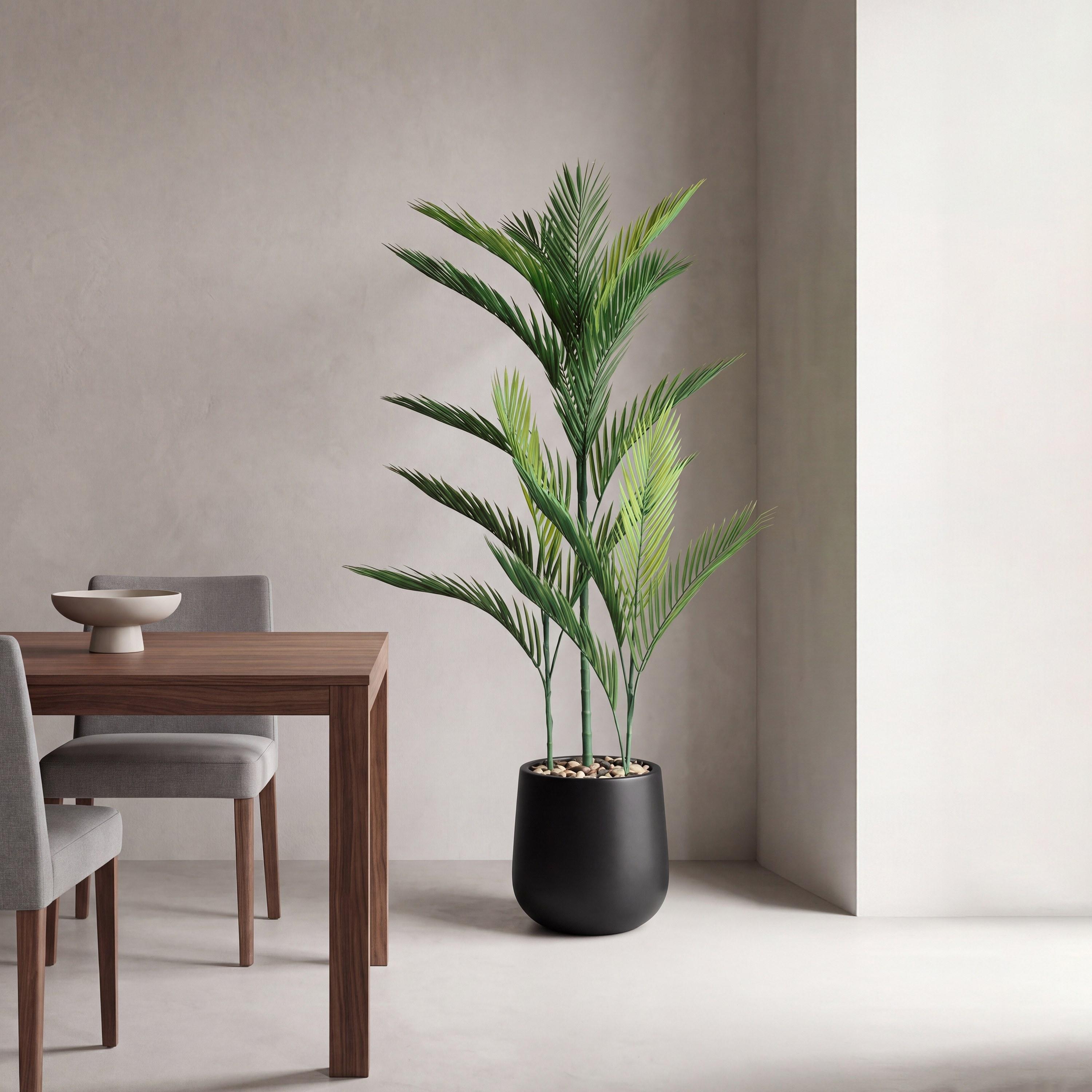 نبتة أريكا بالم صناعية بأصيص من ماريا هومز-household-gardenandoutdoor-artificialflowersandplants-flowers-image-1