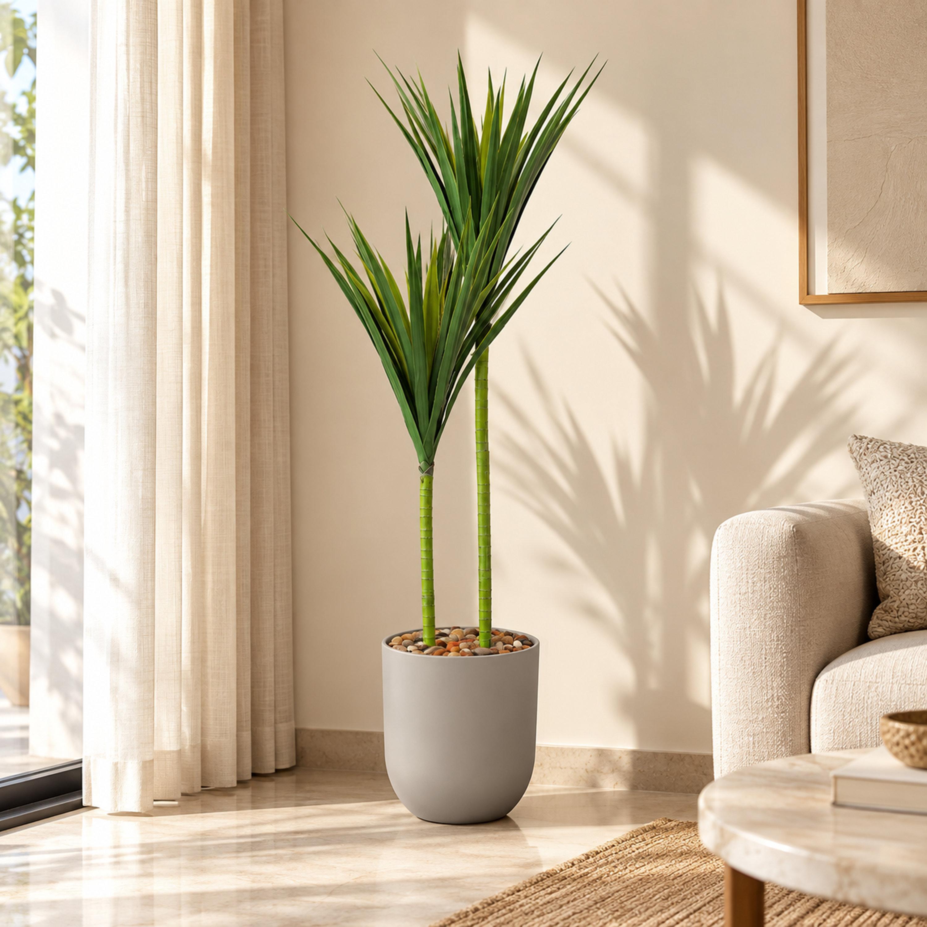 Maria Homes Potted Artificial Yucca Plant-household-gardenandoutdoor-artificialflowersandplants-flowers-image-1