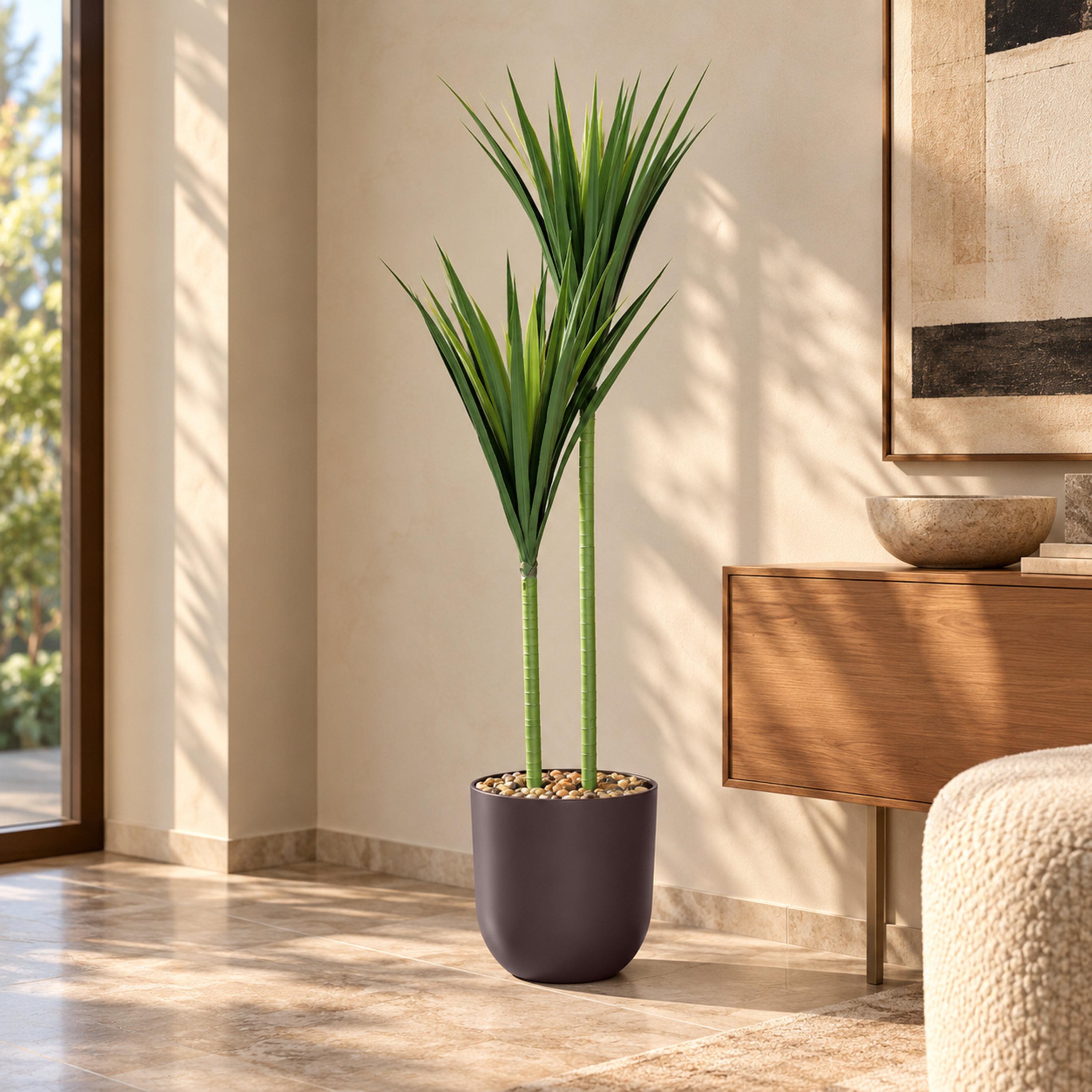 Maria Homes Potted Artificial Yucca Plant-household-gardenandoutdoor-artificialflowersandplants-flowers-image-1