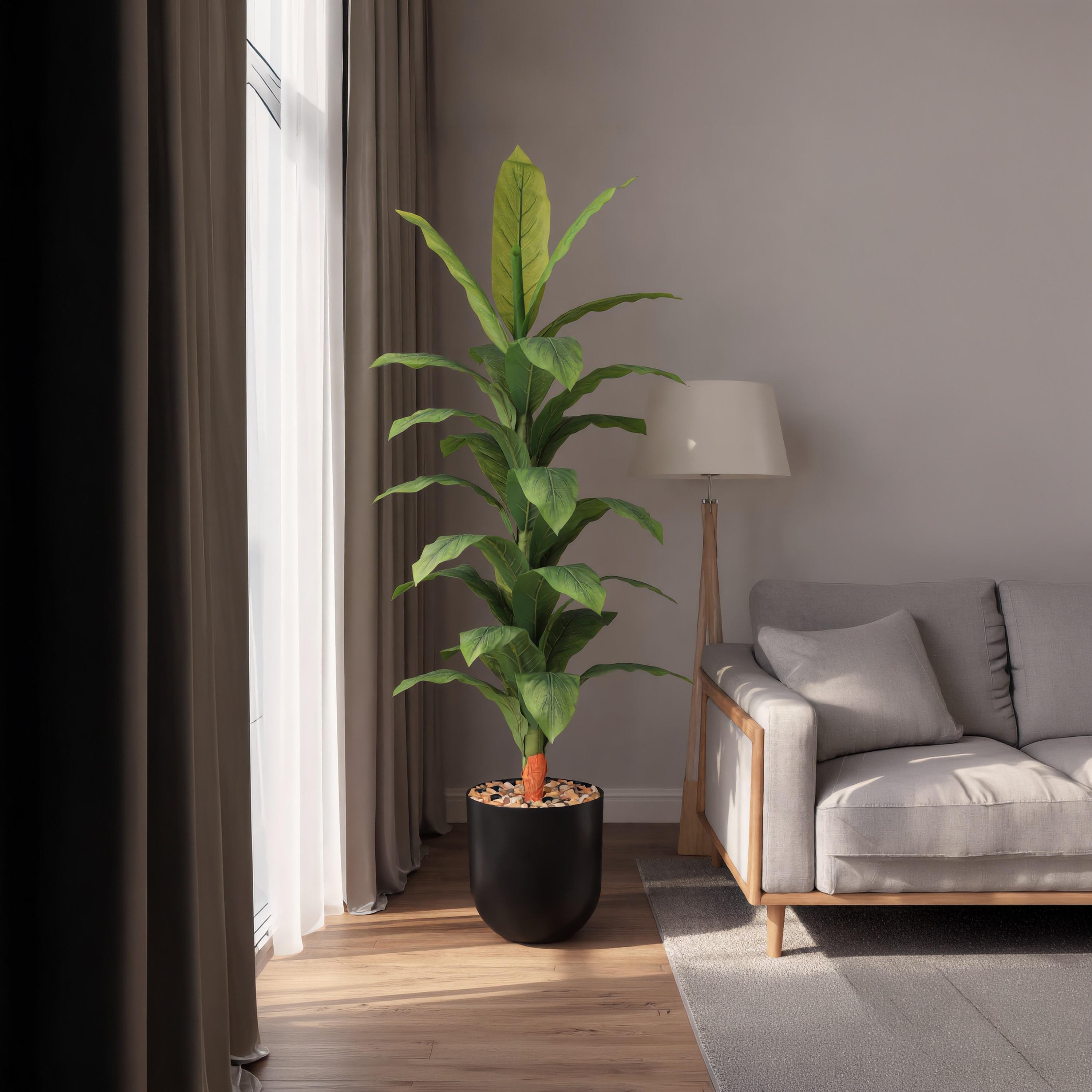 Maria Homes Potted Artificial Banana Plant-household-gardenandoutdoor-artificialflowersandplants-flowers-image-1