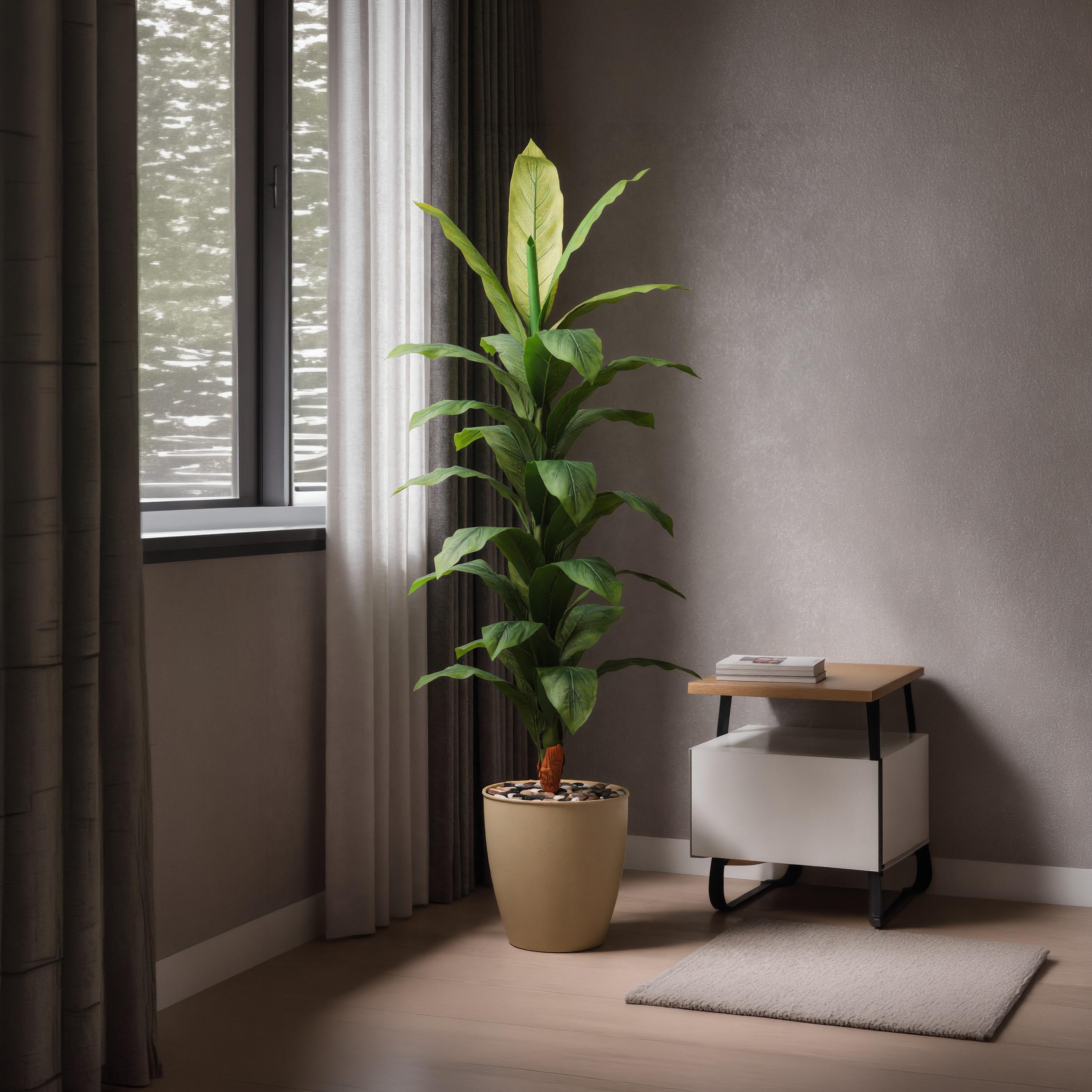 Maria Homes Potted Artificial Banana Plant-household-gardenandoutdoor-artificialflowersandplants-flowers-image-1