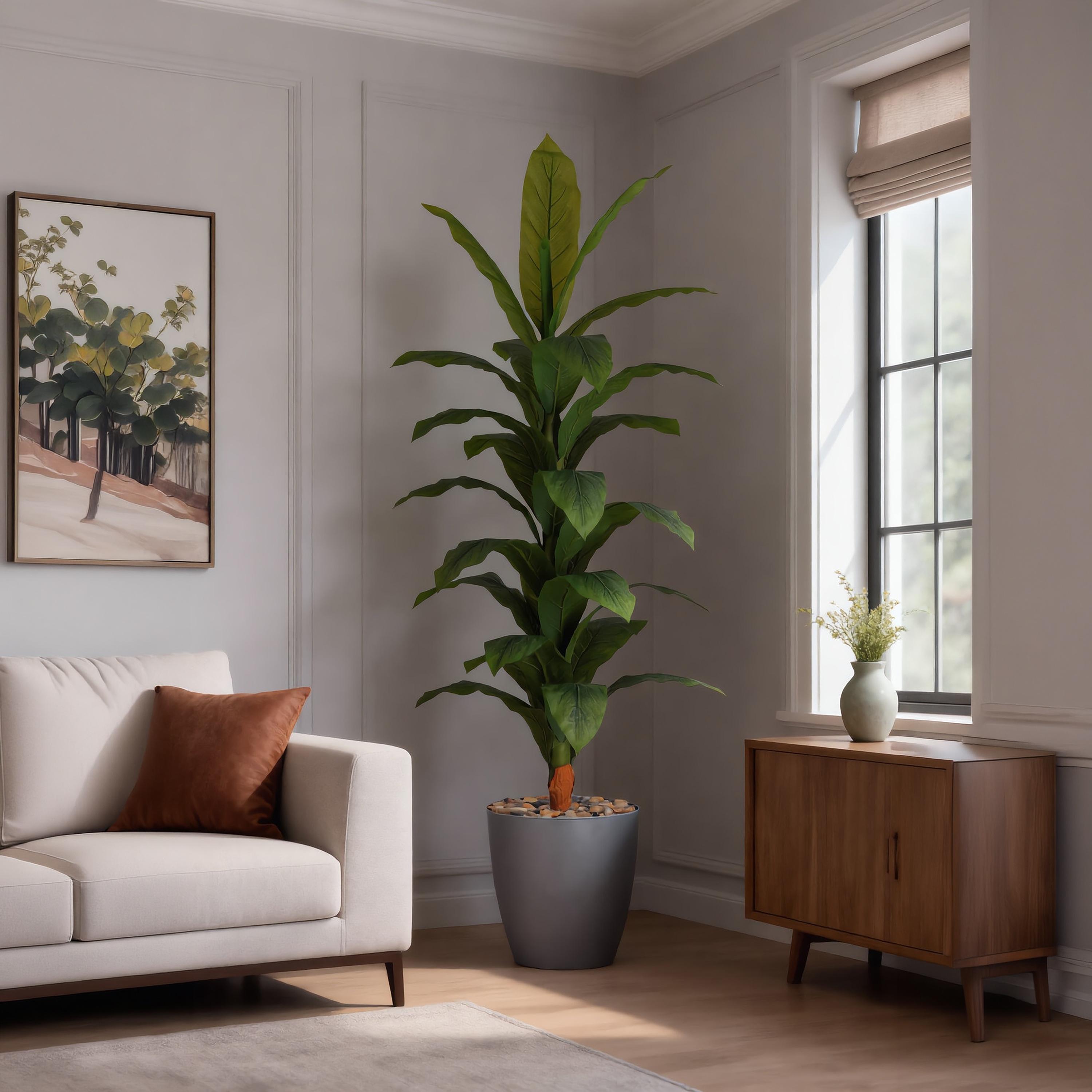 Maria Homes Potted Artificial Banana Plant-household-gardenandoutdoor-artificialflowersandplants-flowers-image-1