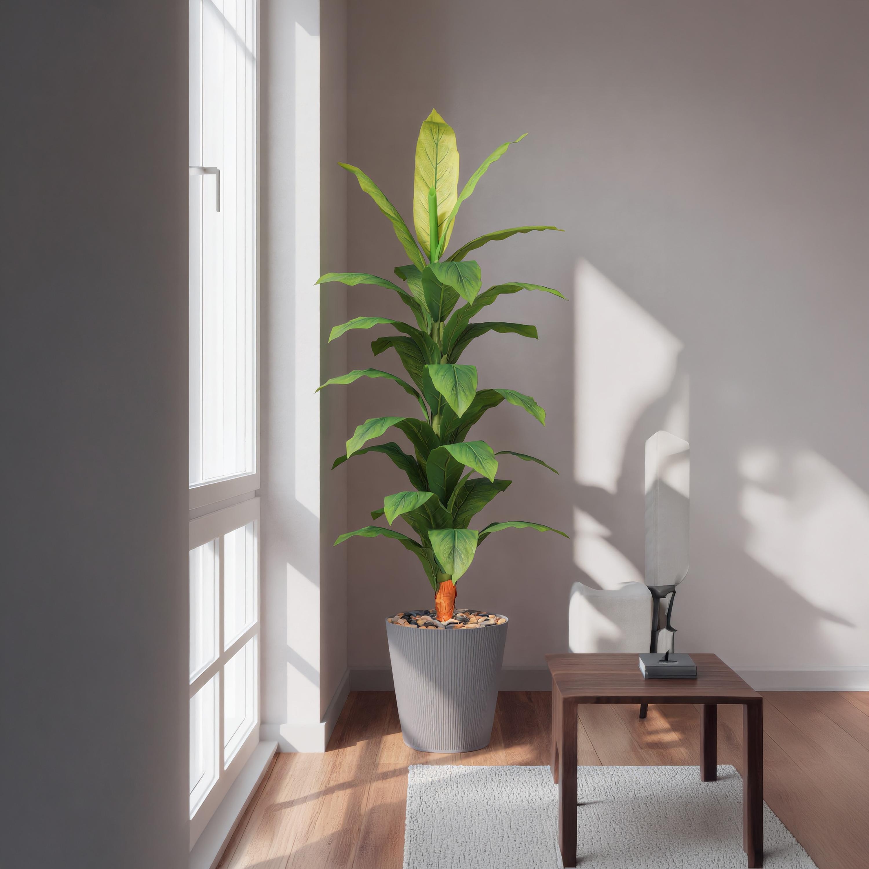 Maria Homes Potted Artificial Banana Plant-household-gardenandoutdoor-artificialflowersandplants-flowers-image-1