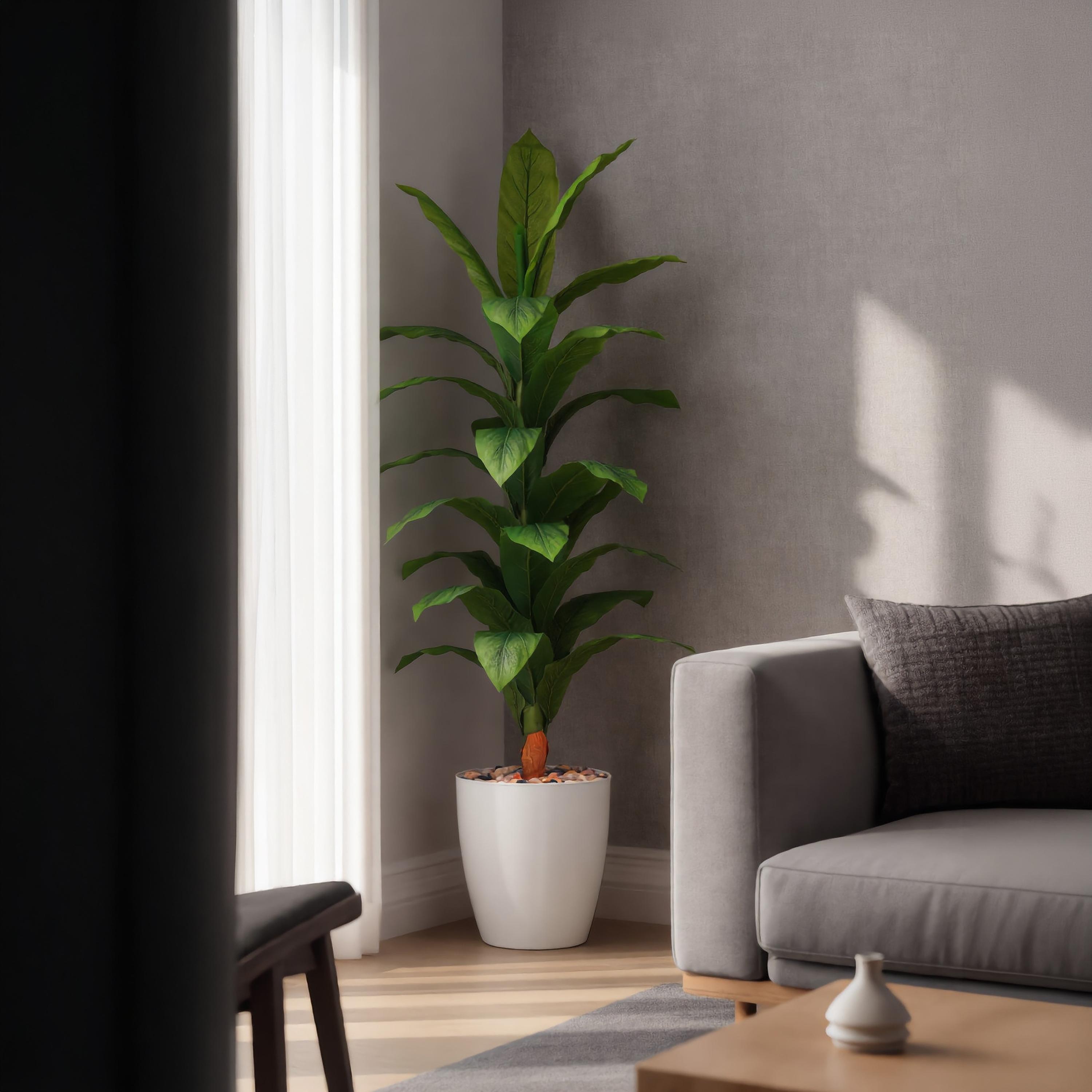 Maria Homes Potted Artificial Banana Plant-household-gardenandoutdoor-artificialflowersandplants-flowers-image-1