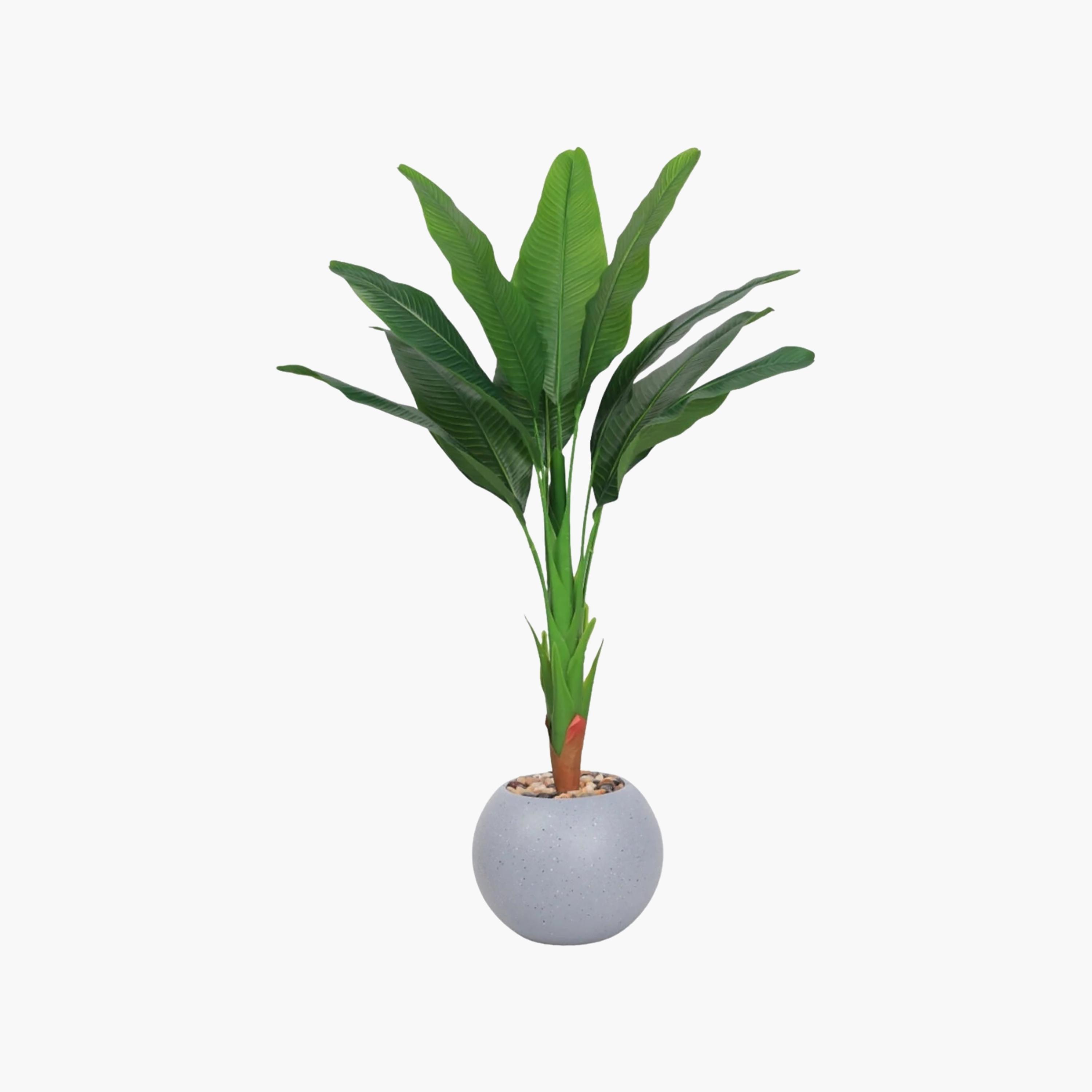 نبتة عصفور الجنة صناعية في أصيص من ماريا هومز-household-gardenandoutdoor-artificialflowersandplants-flowers-image-2