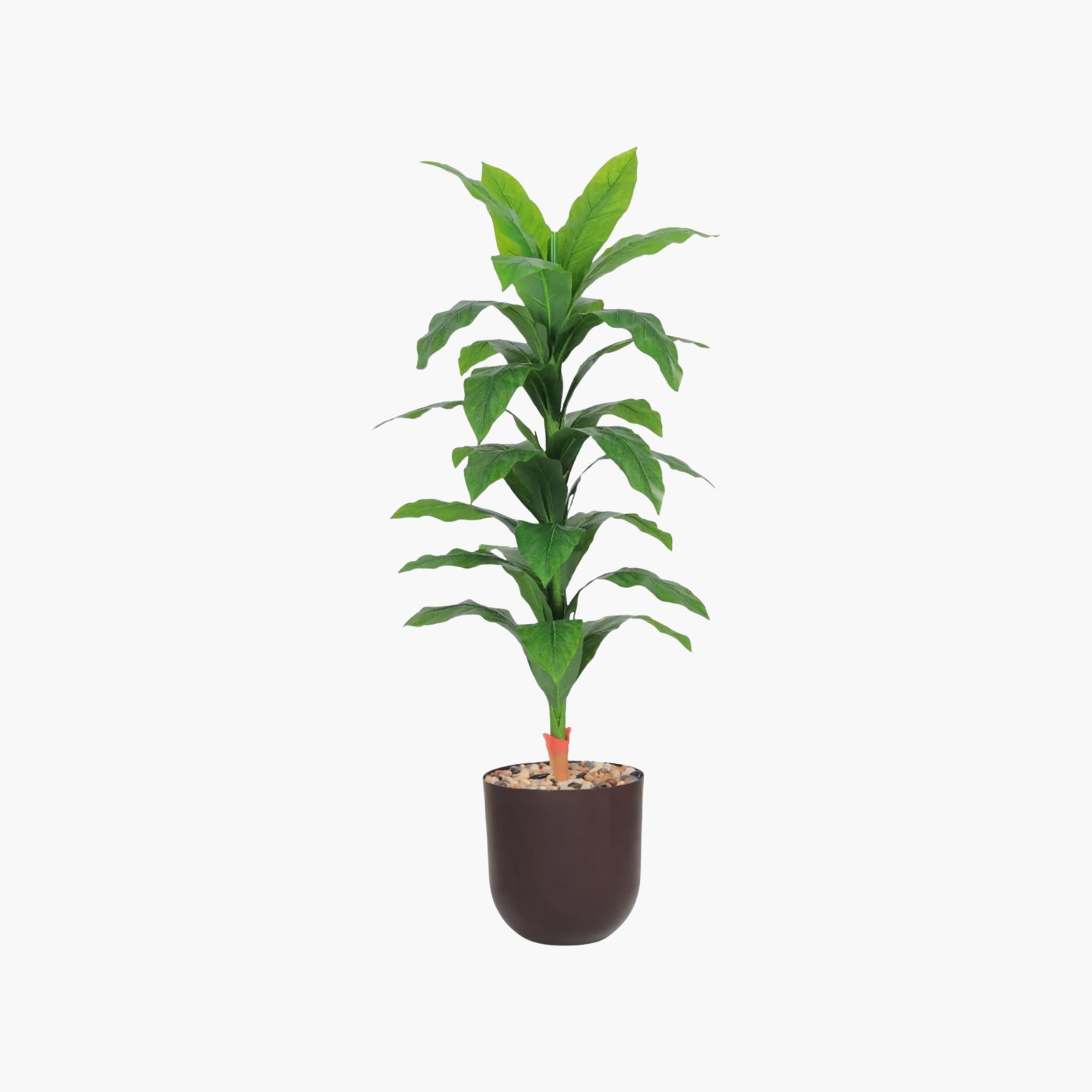 نبات صناعي بأوراق الذرة في أصيص من ماريا هومز-household-gardenandoutdoor-artificialflowersandplants-flowers-image-2
