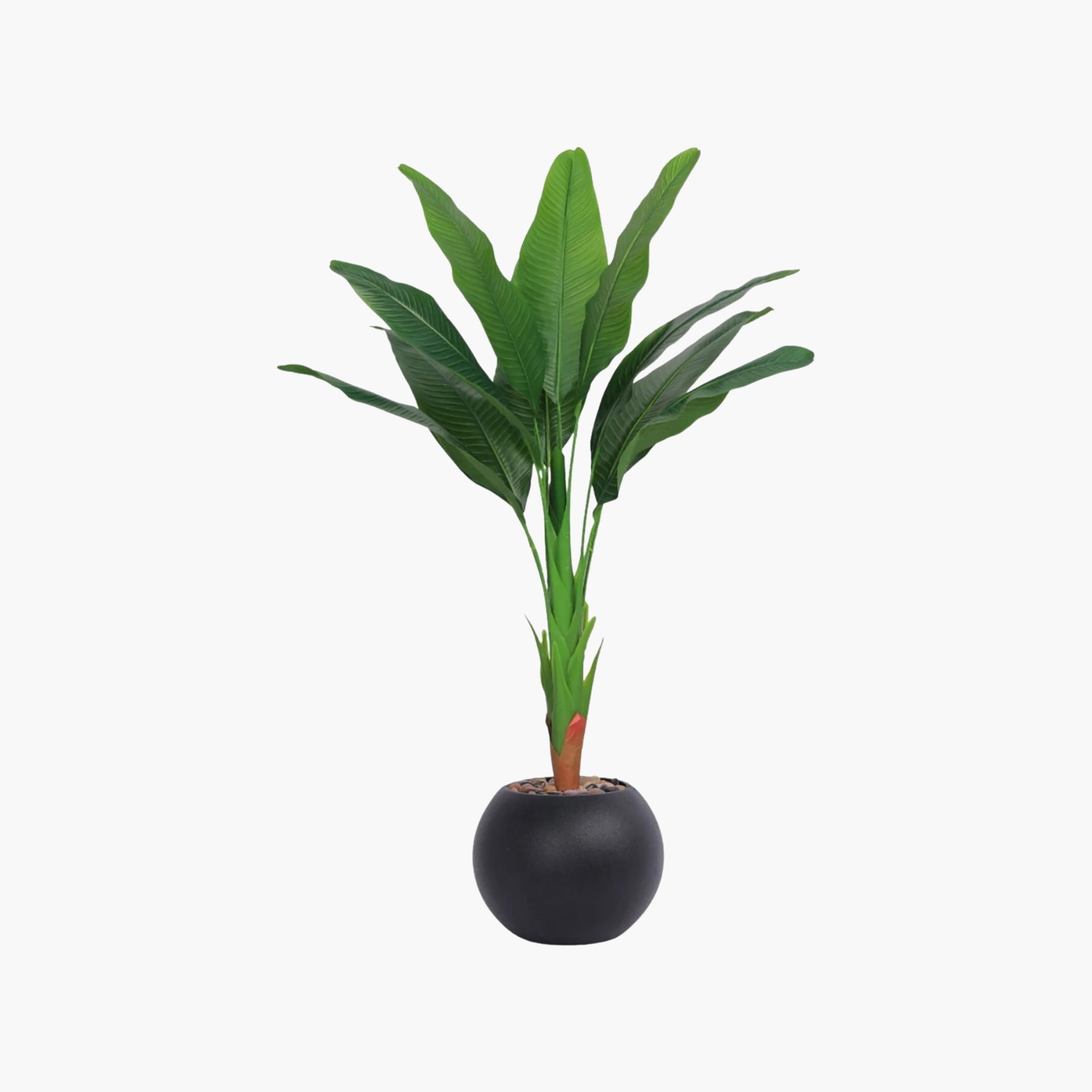نبتة عصفور الجنة صناعية في أصيص من ماريا هومز-household-gardenandoutdoor-artificialflowersandplants-flowers-image-2