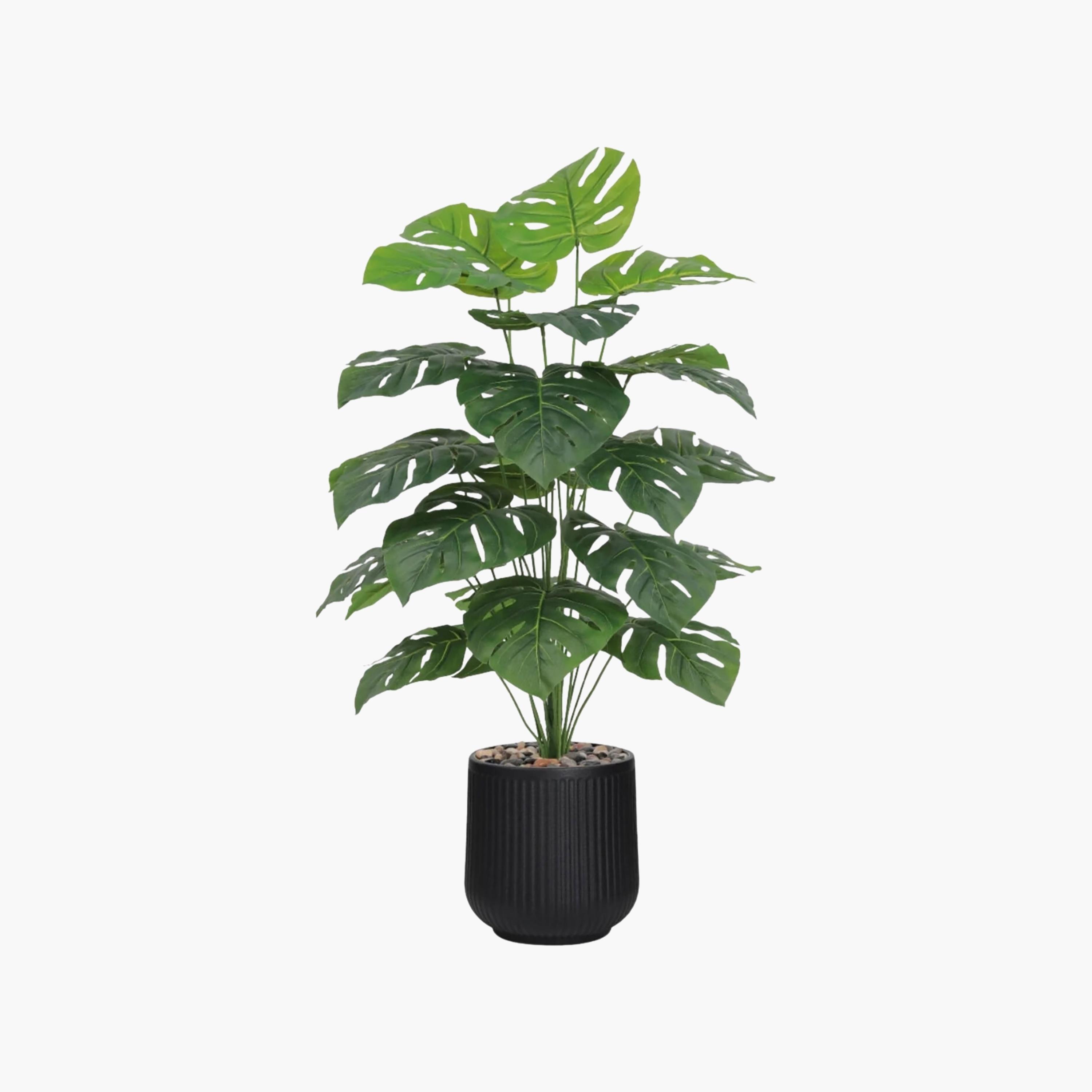 Maria Homes Potted Artificial Monstera Plant-household-gardenandoutdoor-artificialflowersandplants-flowers-image-2