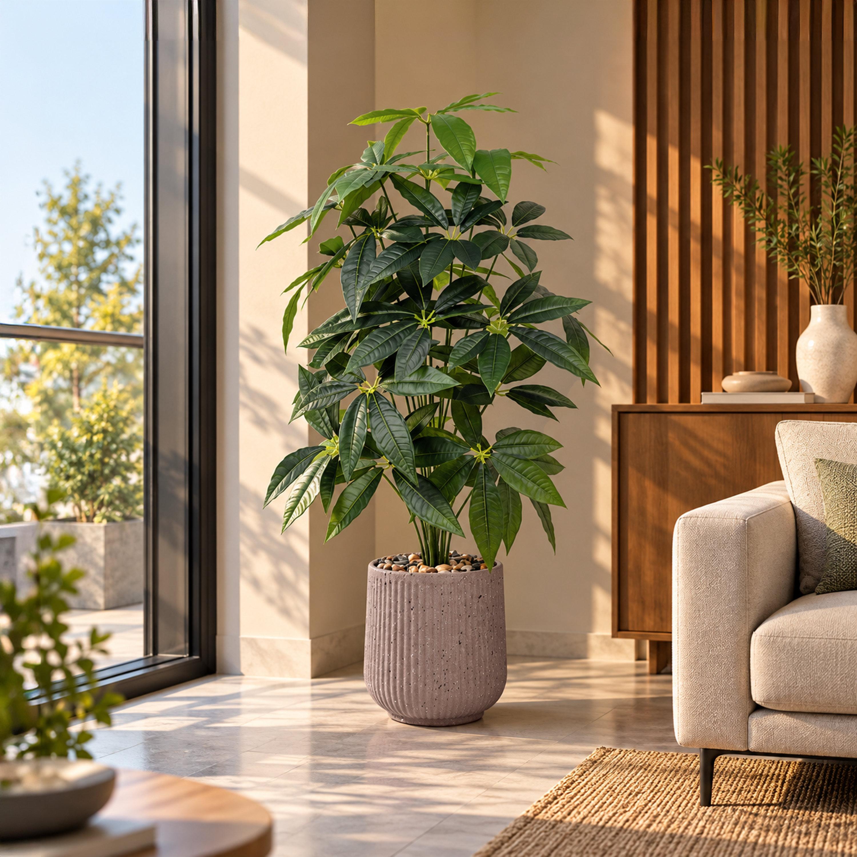 Maria Homes Potted Artificial Leaf Tree-household-gardenandoutdoor-artificialflowersandplants-flowers-image-1