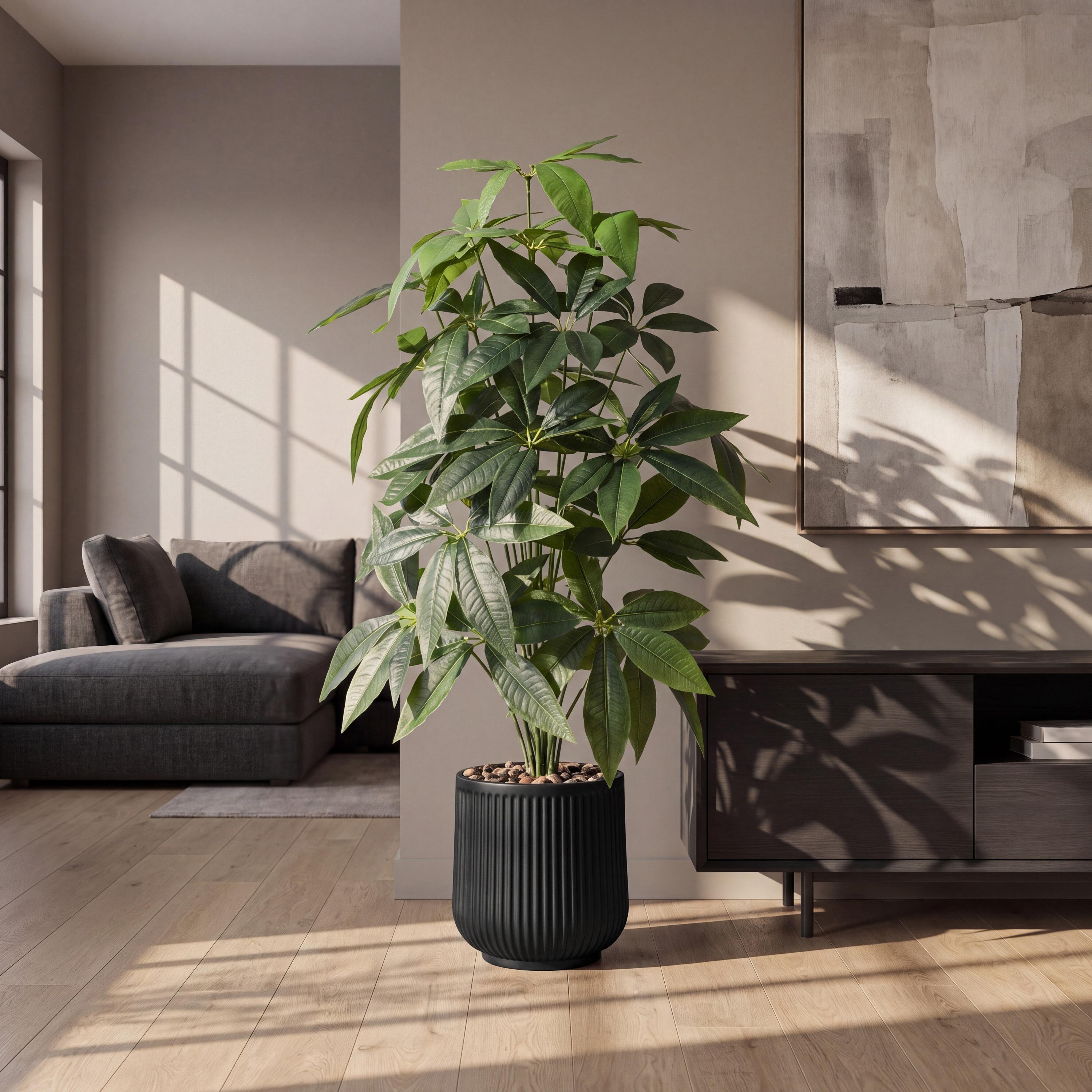 Maria Homes Potted Artificial Leaf Tree-household-gardenandoutdoor-artificialflowersandplants-flowers-image-1