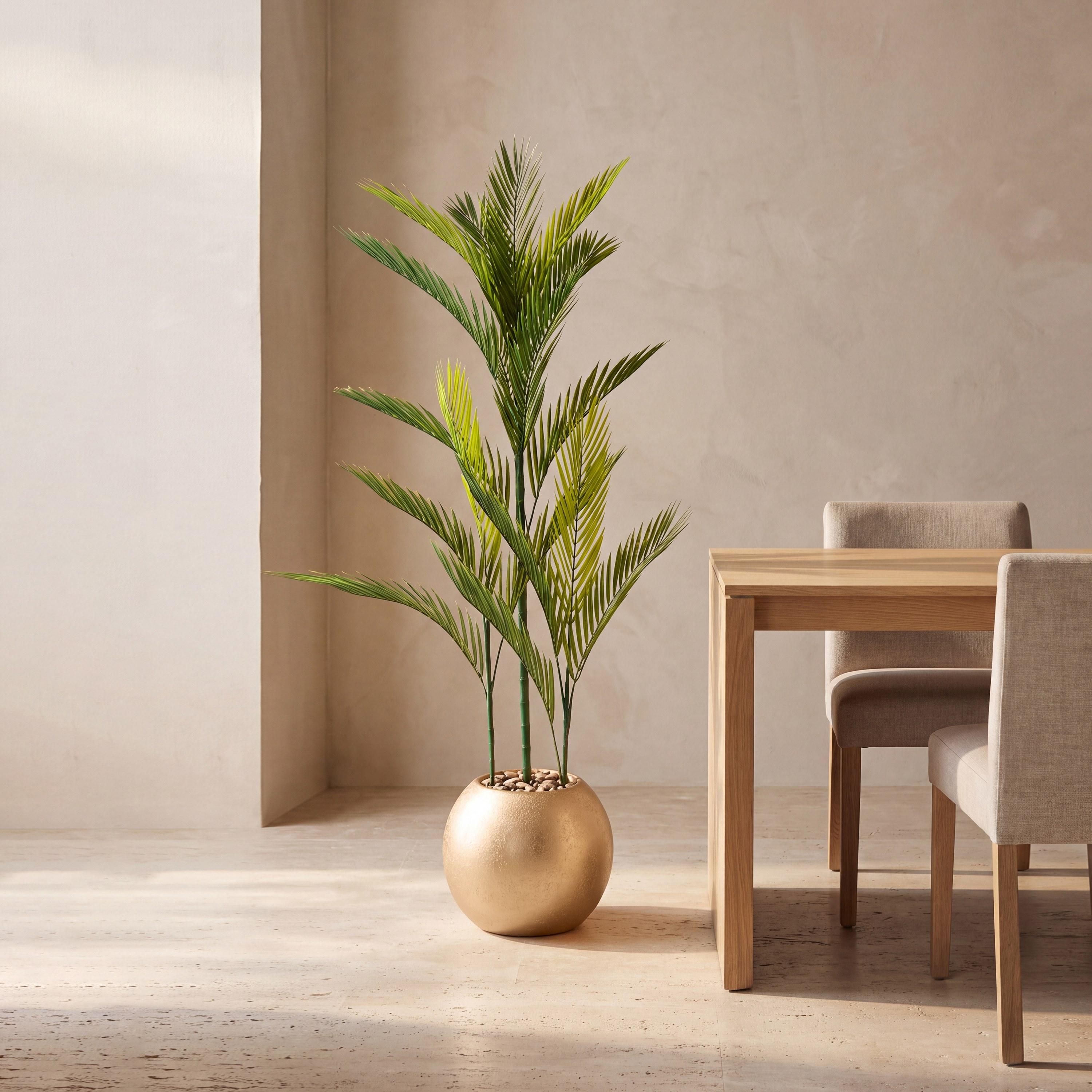 نبتة أريكا بالم صناعية بأصيص من ماريا هومز-household-gardenandoutdoor-artificialflowersandplants-flowers-image-1