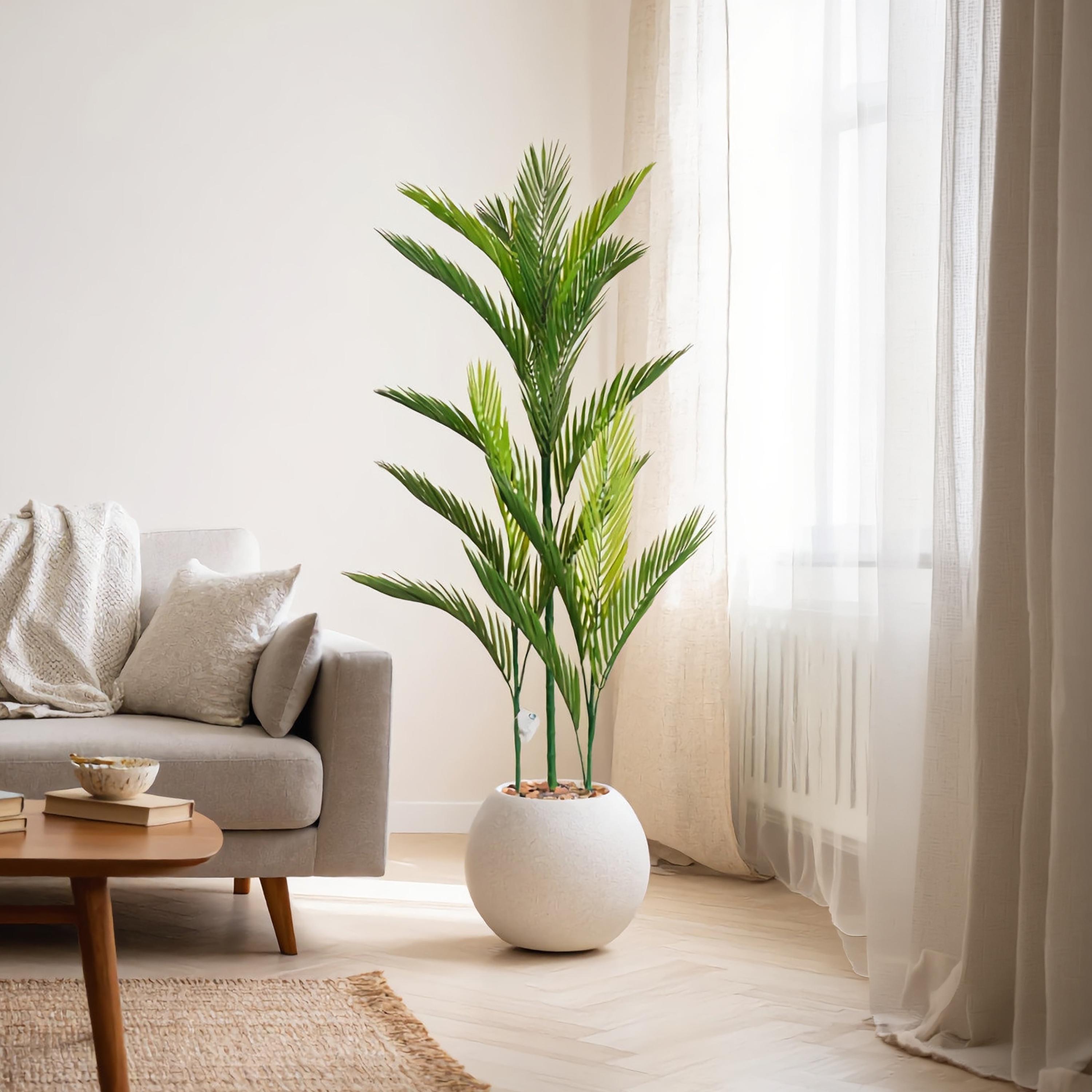 نبتة أريكا بالم صناعية بأصيص من ماريا هومز-household-gardenandoutdoor-artificialflowersandplants-flowers-image-1