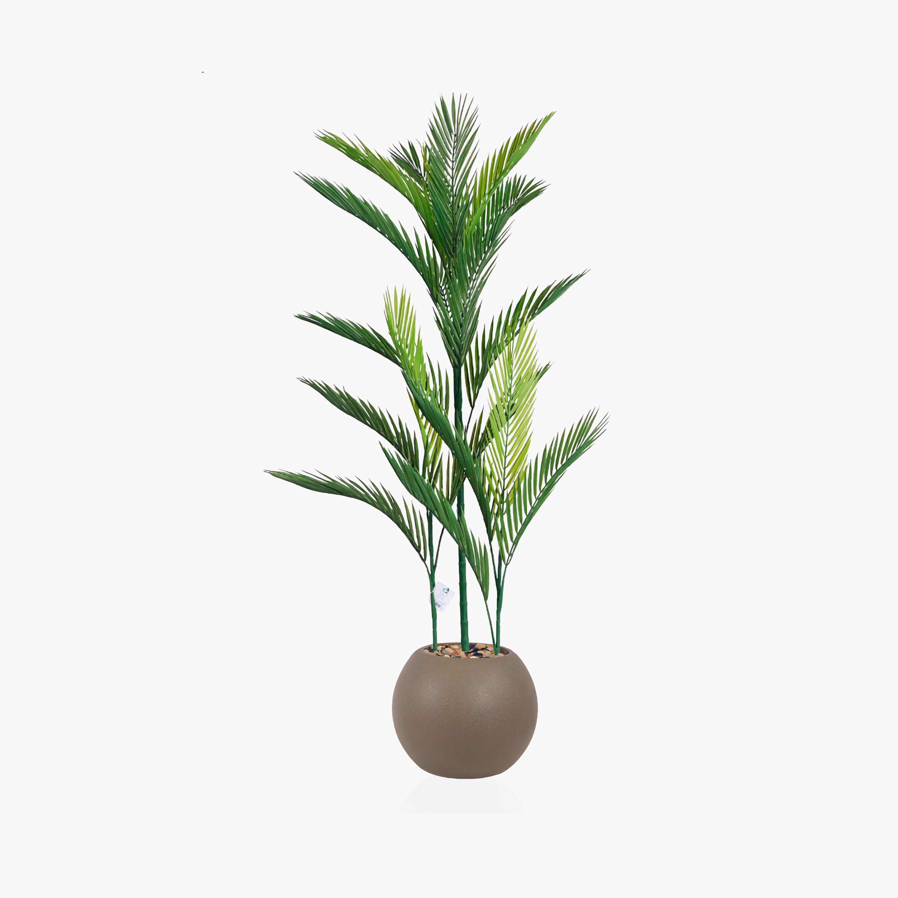 Maria Homes Potted Artificial Areca Palm Plant-household-gardenandoutdoor-artificialflowersandplants-flowers-image-2